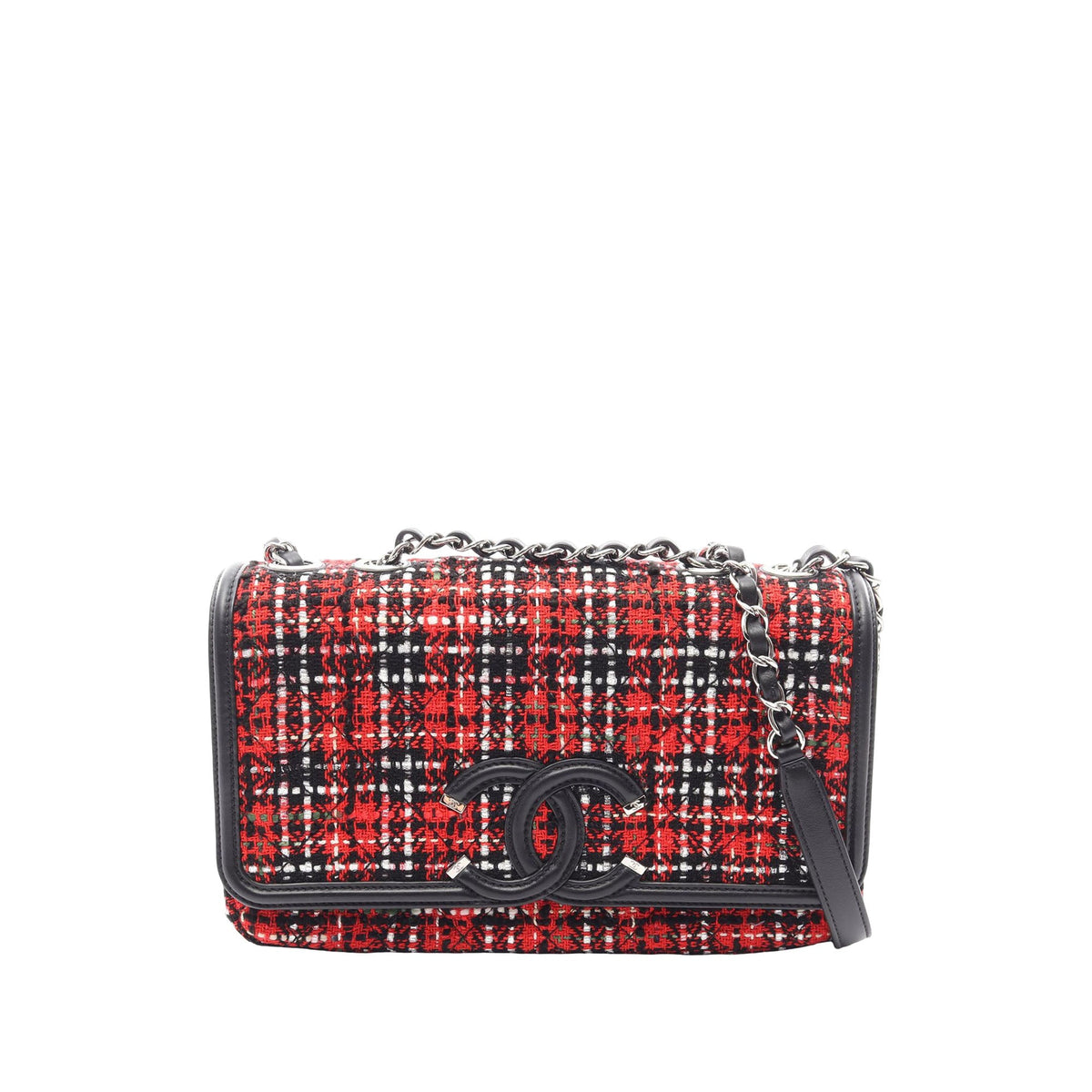 Chanel Medium Tweed CC Filigree Flap