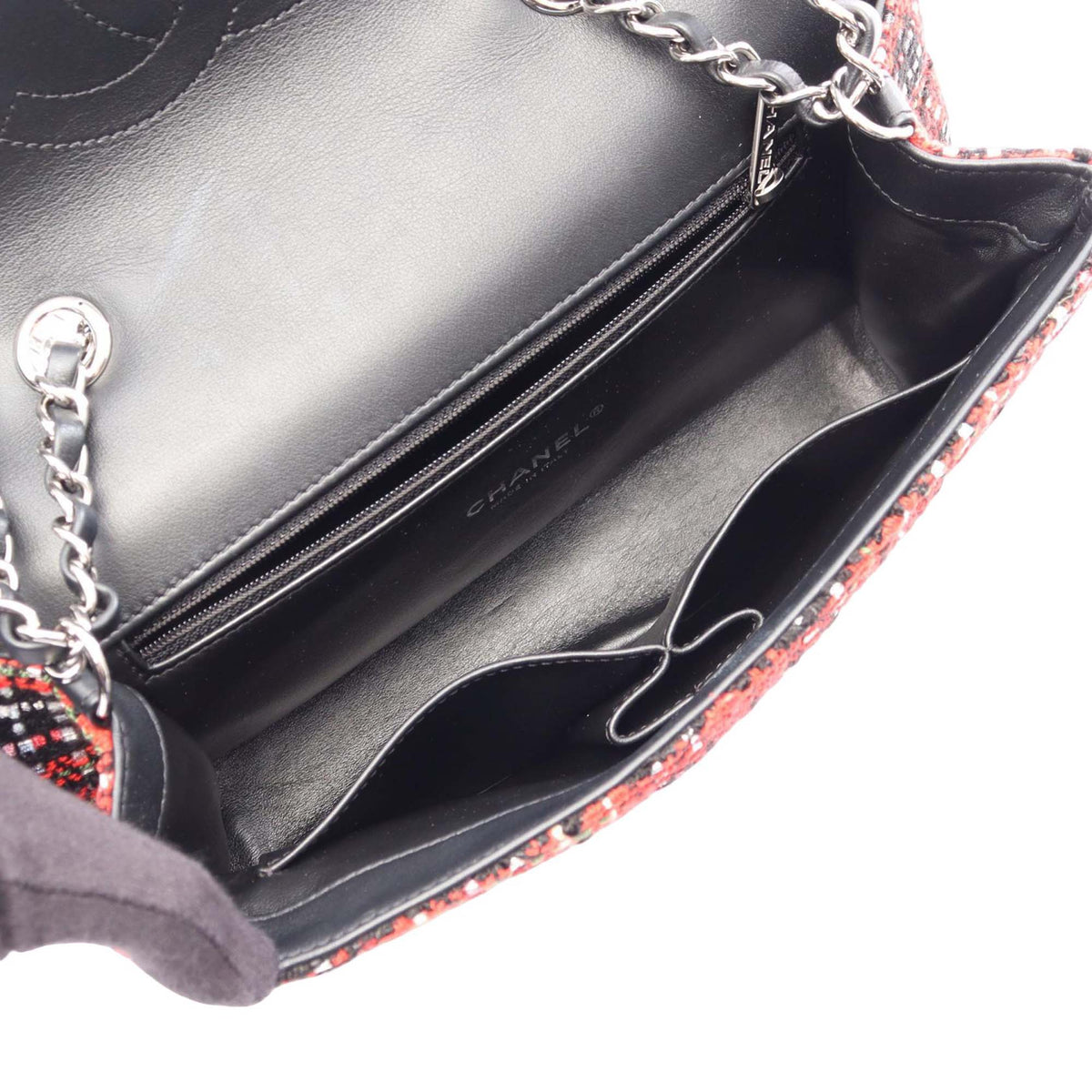 Chanel Medium Tweed CC Filigree Flap