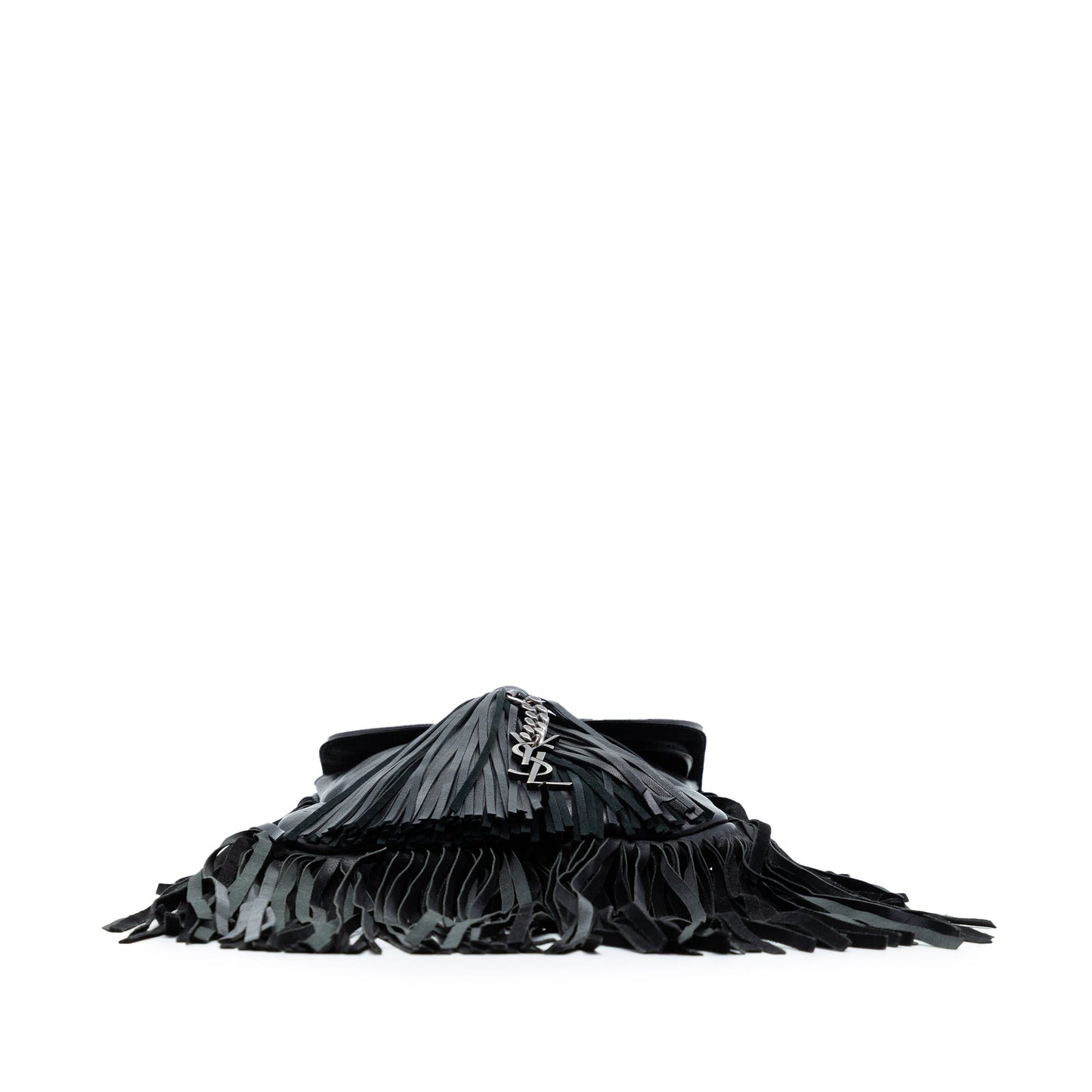 Saint Laurent Leather Anita Fringed Crossbody
