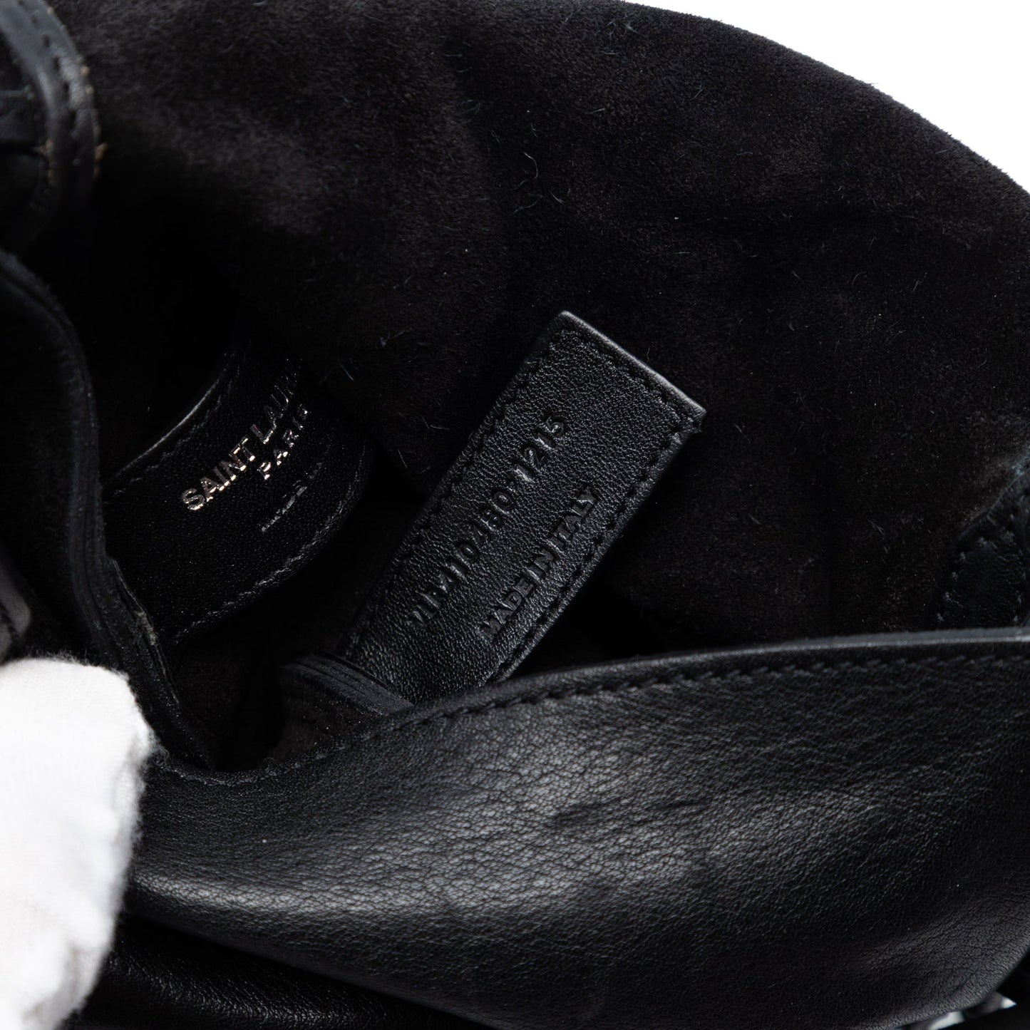 Saint Laurent Leather Anita Fringed Crossbody
