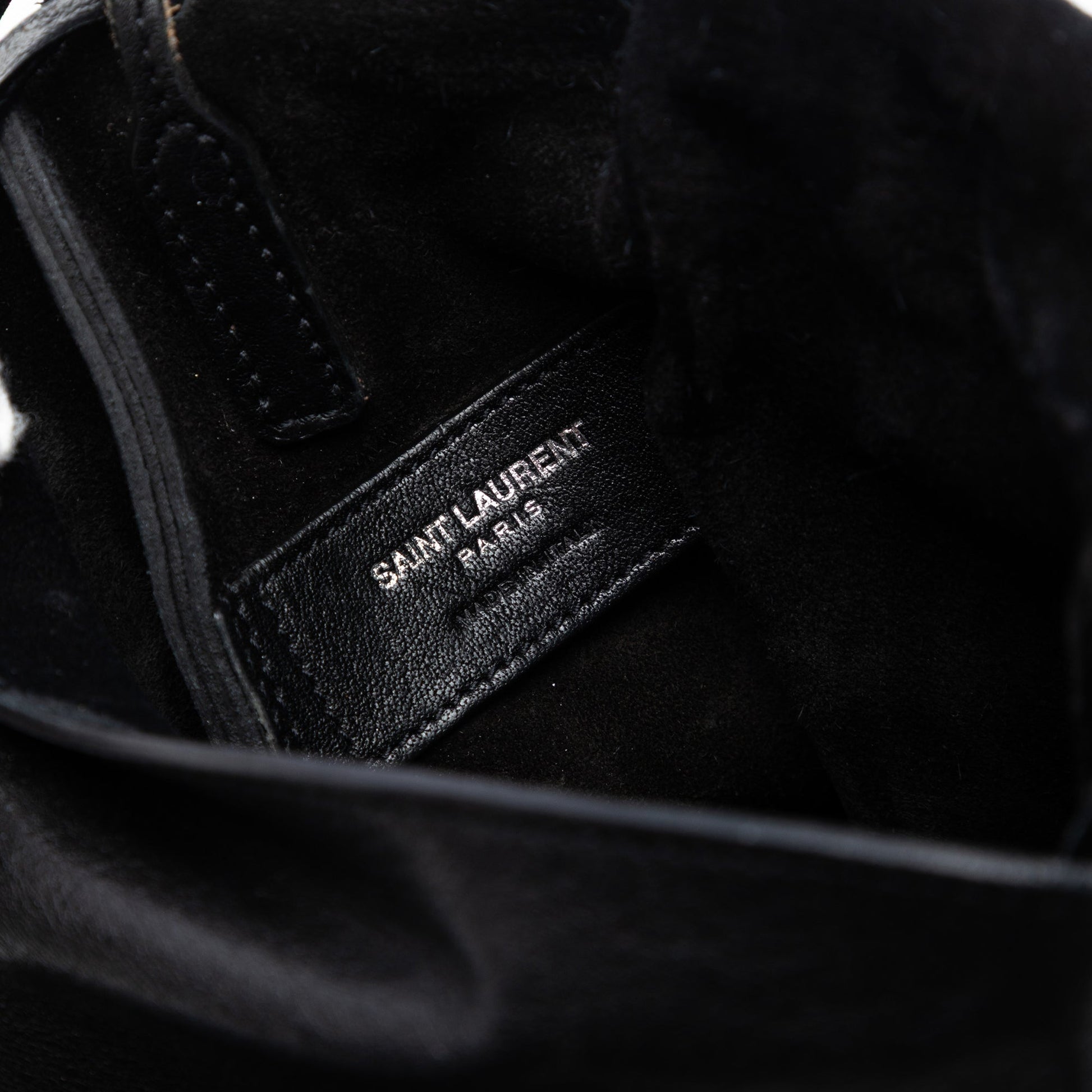Saint Laurent Leather Anita Fringed Crossbody