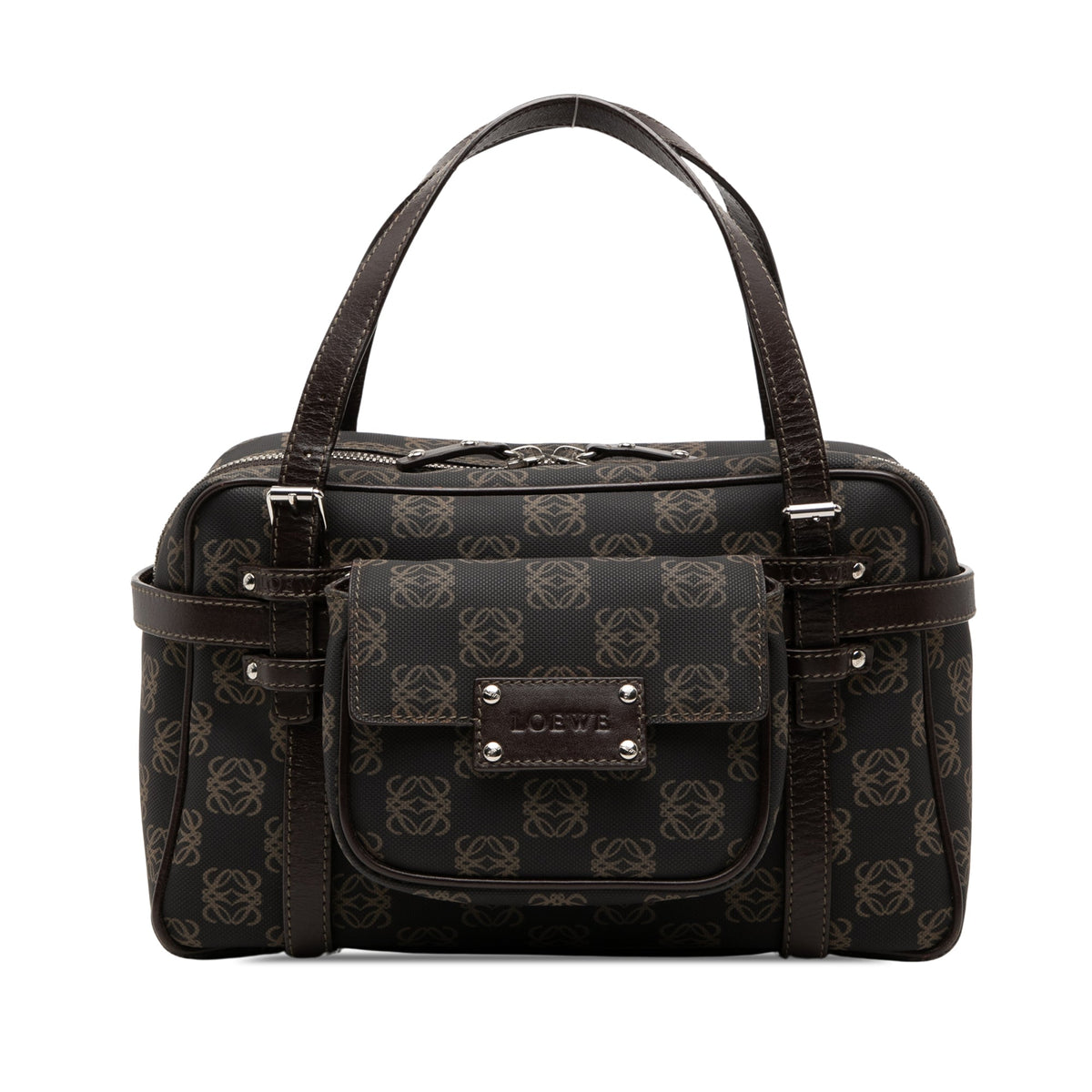 LOEWE Anagram Coated Canvas Handbag