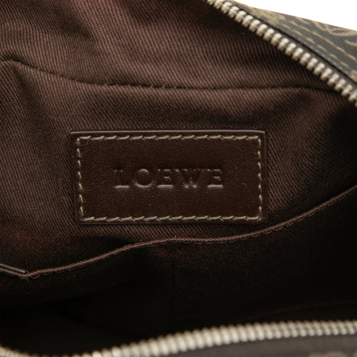LOEWE Anagram Coated Canvas Handbag