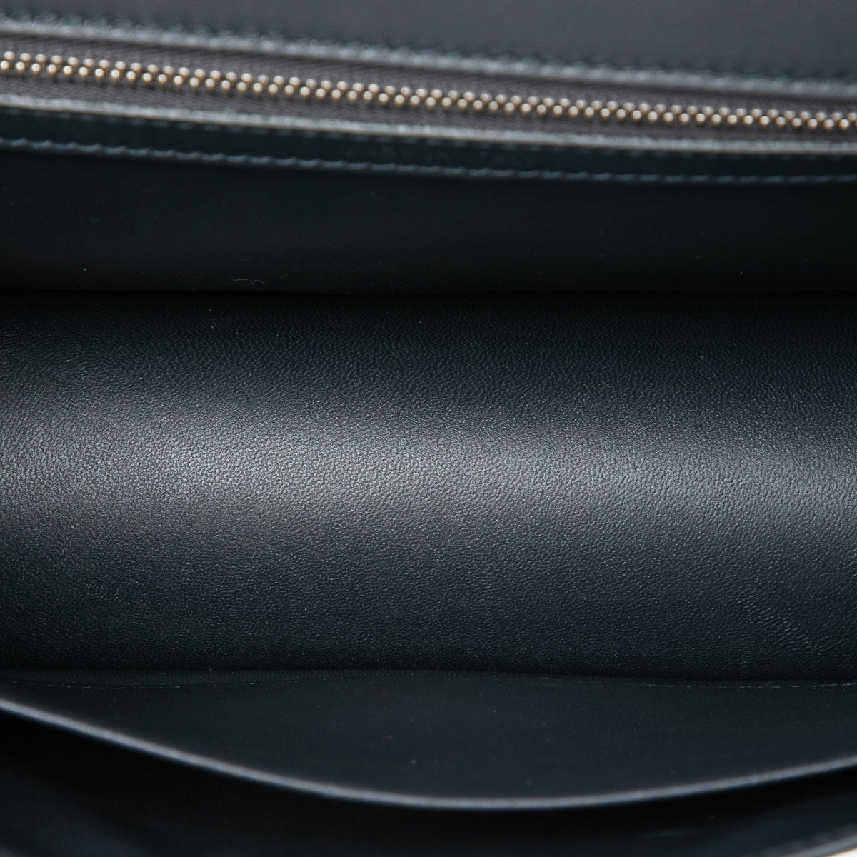 Dior Microcannage Patent Diorama Crossbody Bag — Silver