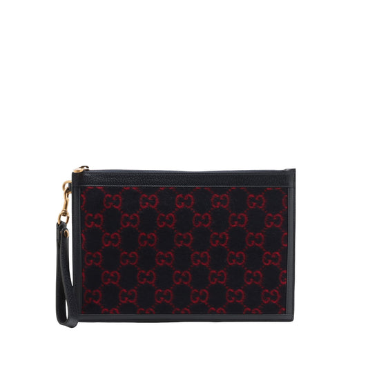 Gucci GG Wool Clutch