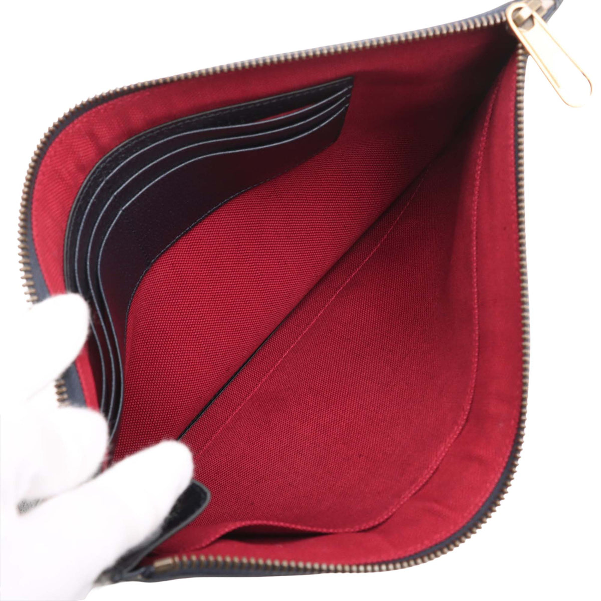 Gucci GG Wool Clutch