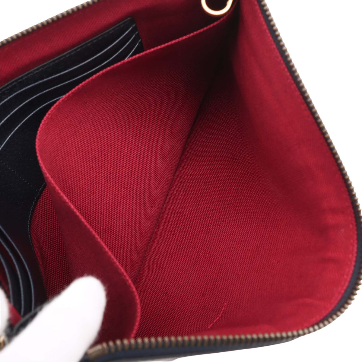 Gucci GG Wool Clutch