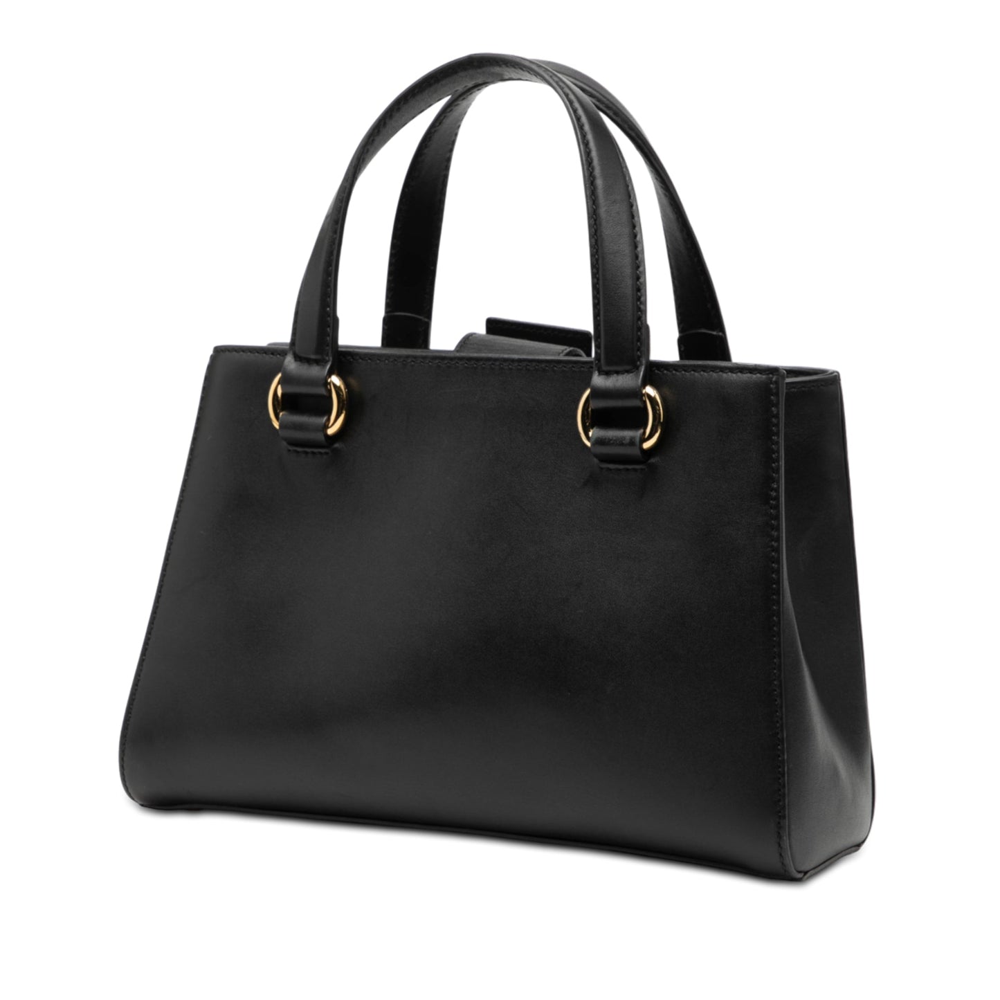 Gucci Leather Sylvie Web Top Handle Satchel