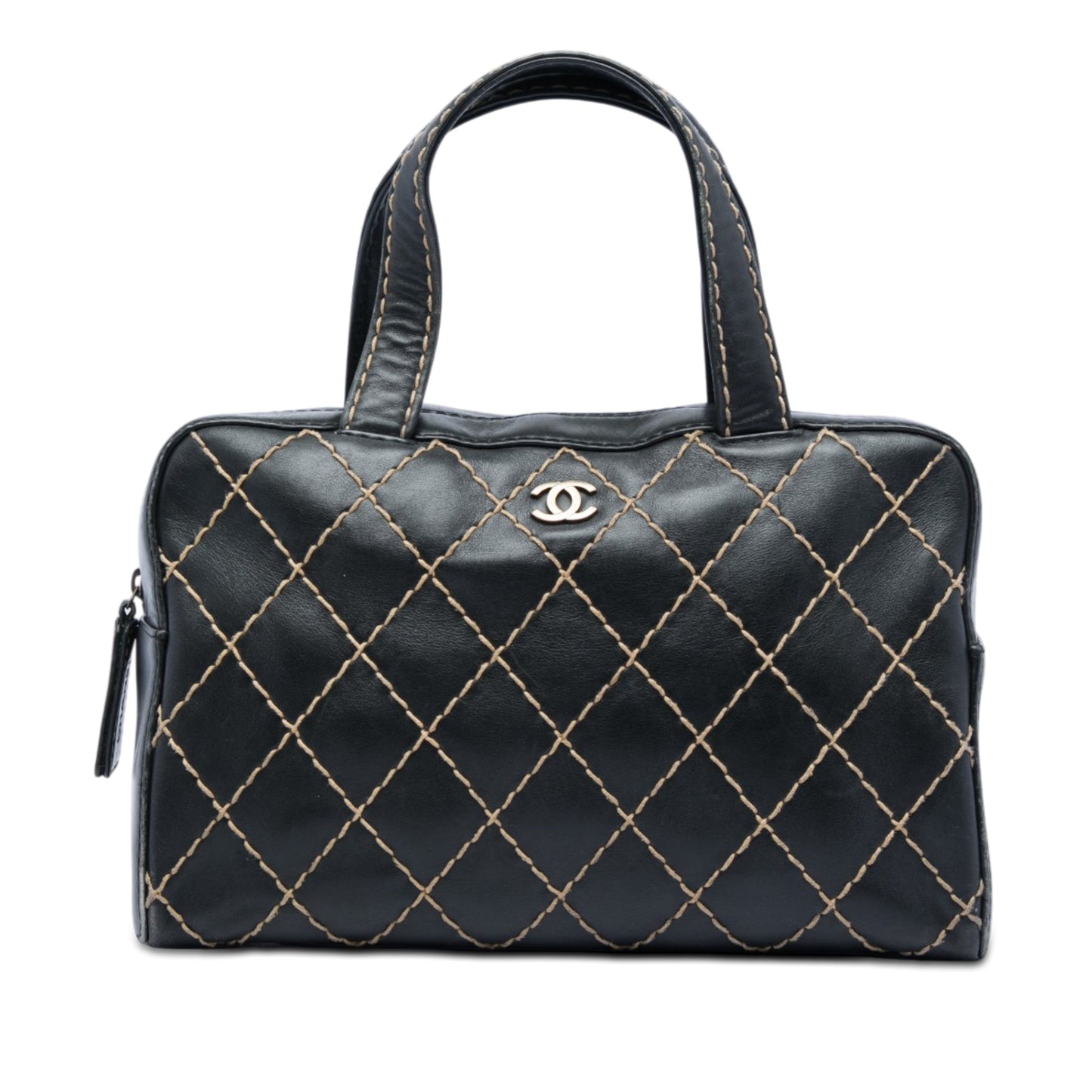 Chanel CC Calfskin Wild Stitch Handbag