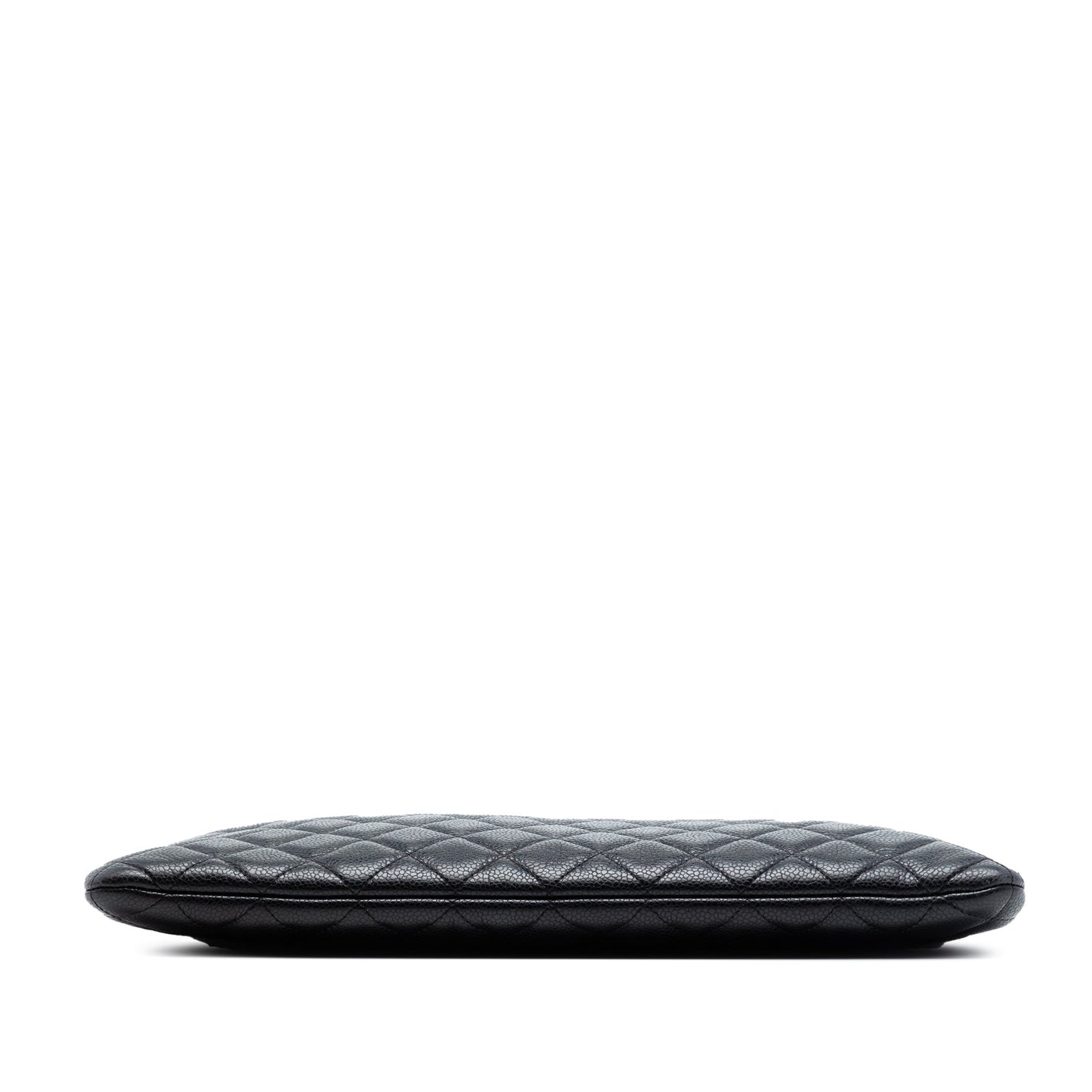 Chanel Large Quilted Caviar O Case Clutch