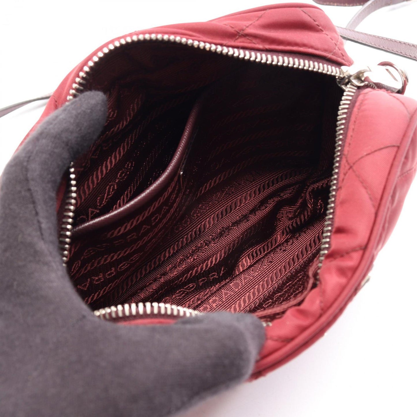 Prada Impuntu Tessuto Crossbody