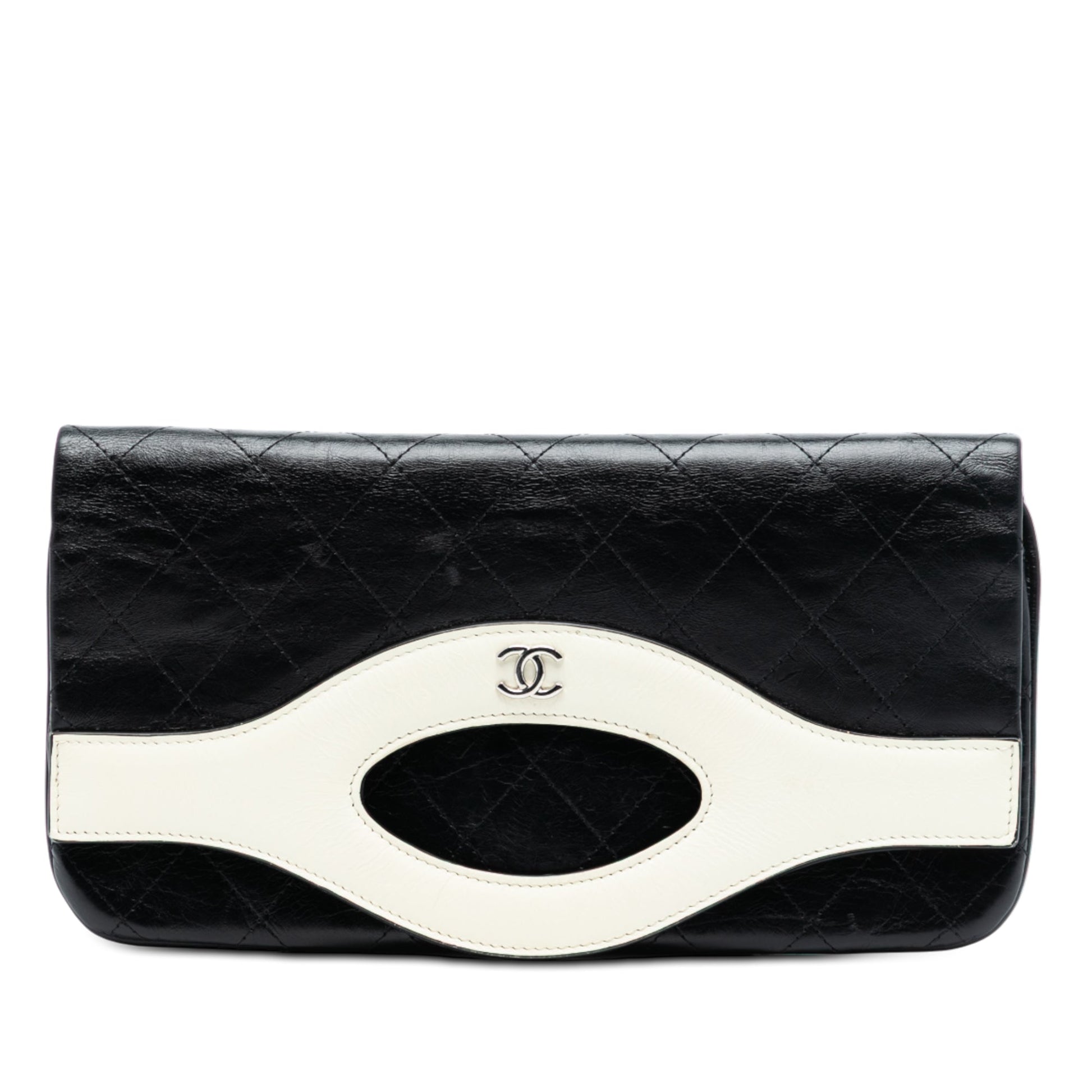 Chanel Small Bicolor Aged Calfskin 31 Clutch