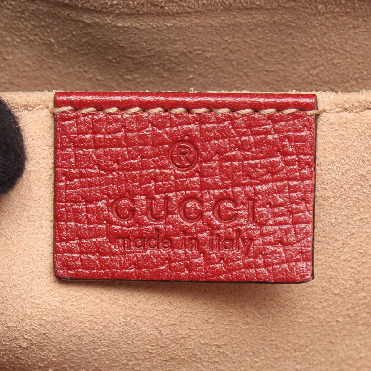 Gucci Small GG Supreme Flora Ophidia Satchel — Beige