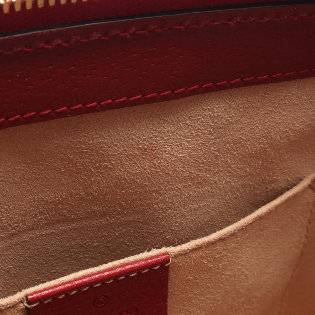 Gucci Small GG Supreme Flora Ophidia Satchel — Beige