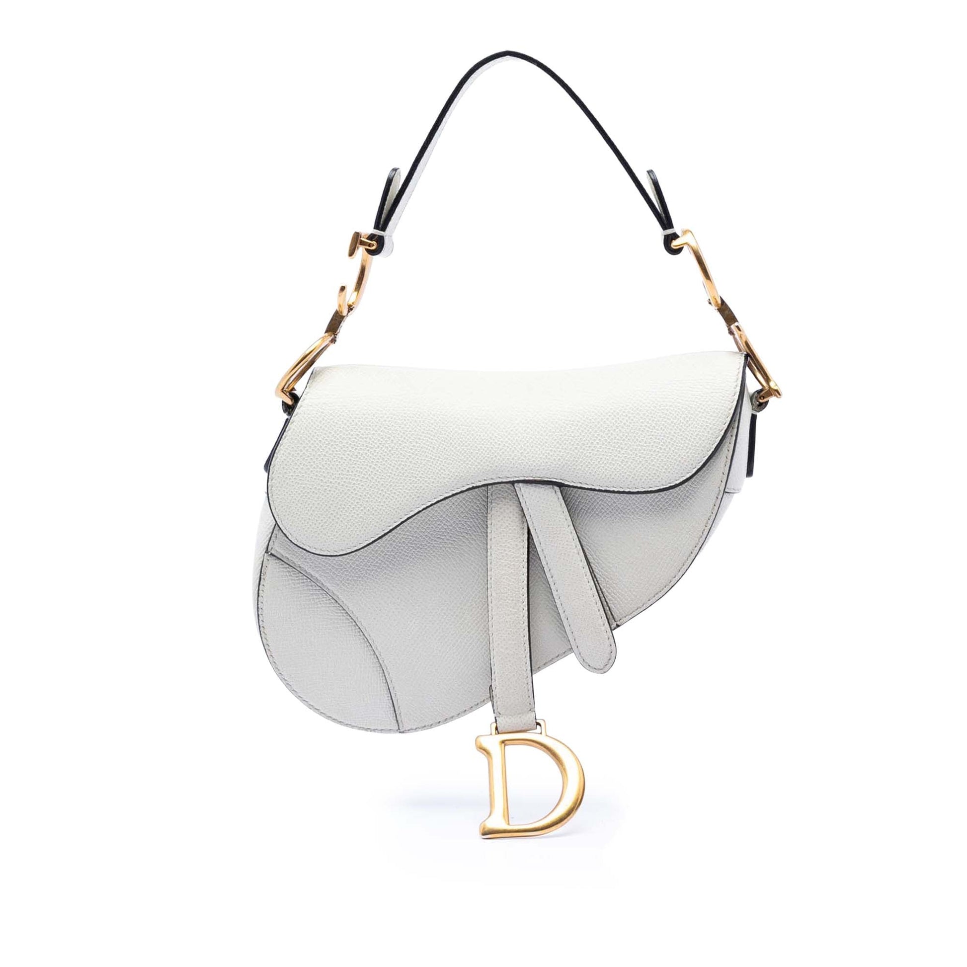 Dior Mini Grained Calfskin Saddle Bag