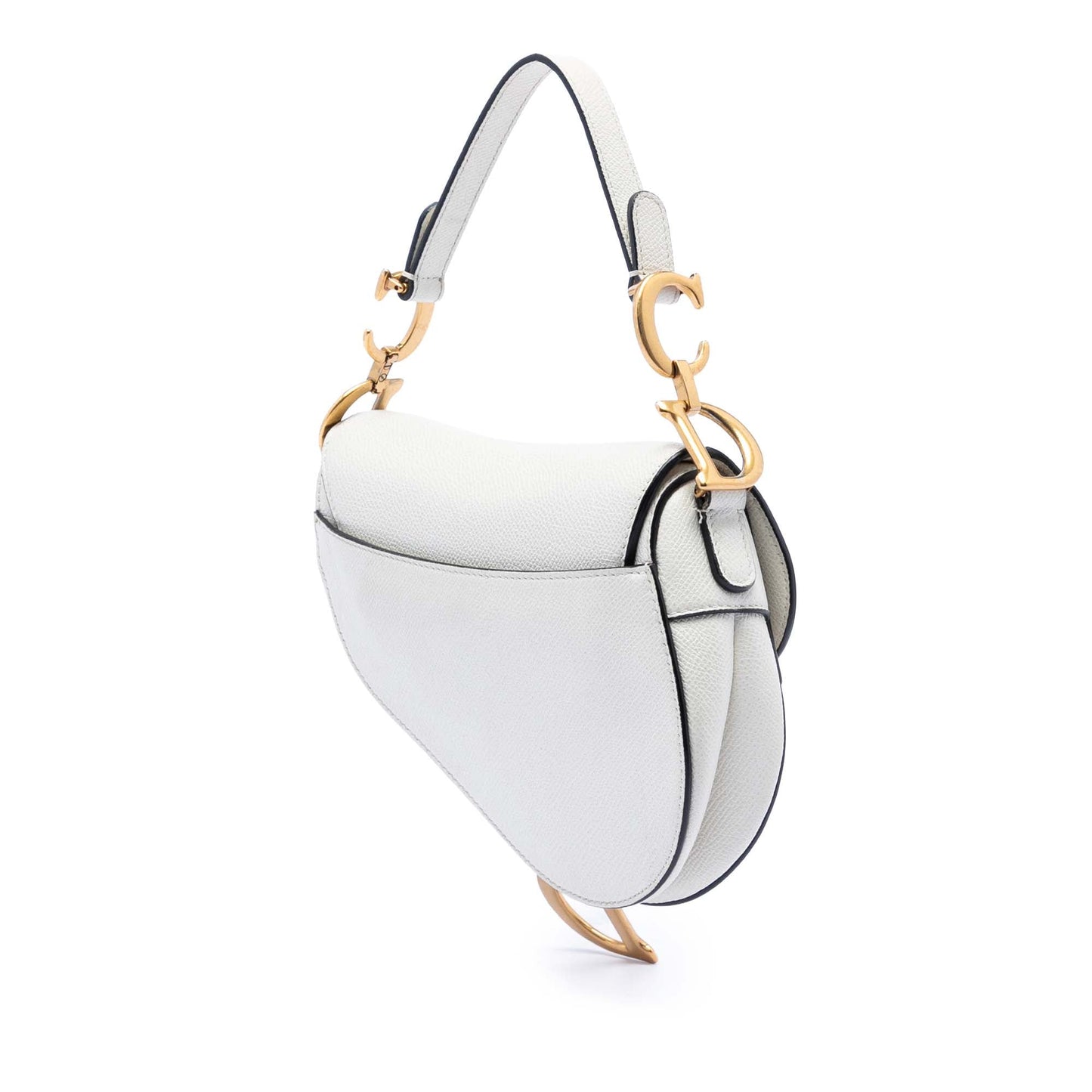 Dior Mini Grained Calfskin Saddle Bag