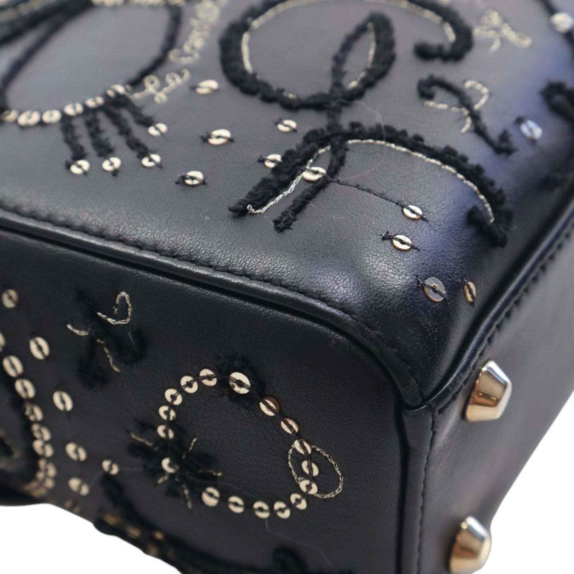 Dior Mini Lambskin Embroidered Sequin Astrology Lady Dior