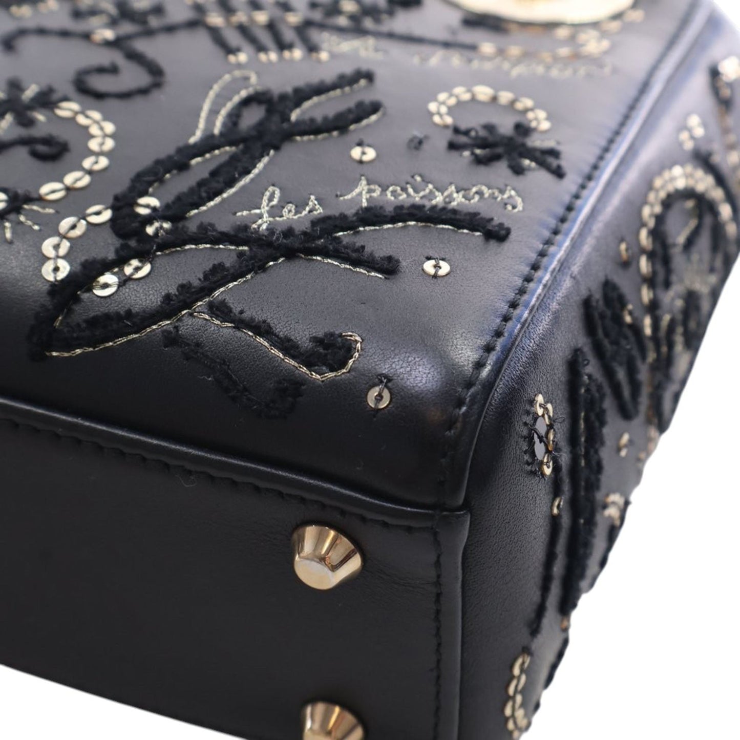 Dior Mini Lambskin Embroidered Sequin Astrology Lady Dior