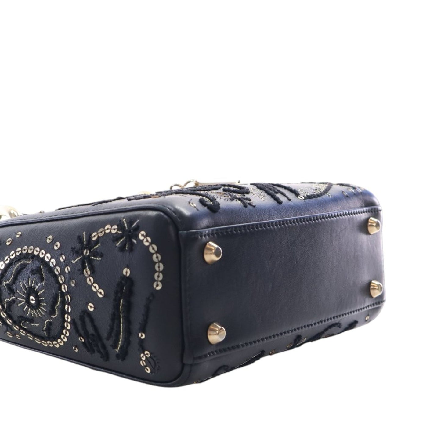Dior Mini Lambskin Embroidered Sequin Astrology Lady Dior