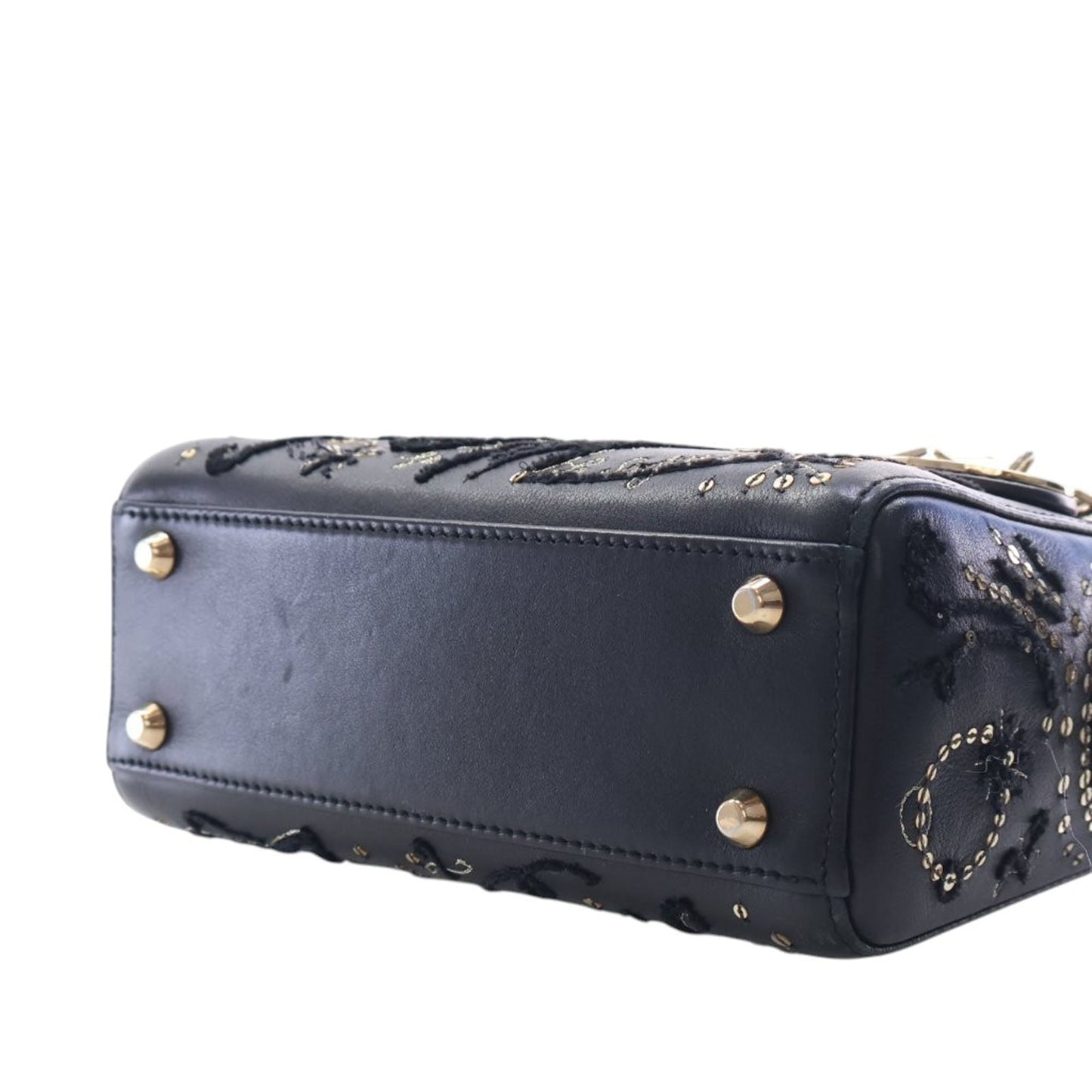 Dior Mini Lambskin Embroidered Sequin Astrology Lady Dior