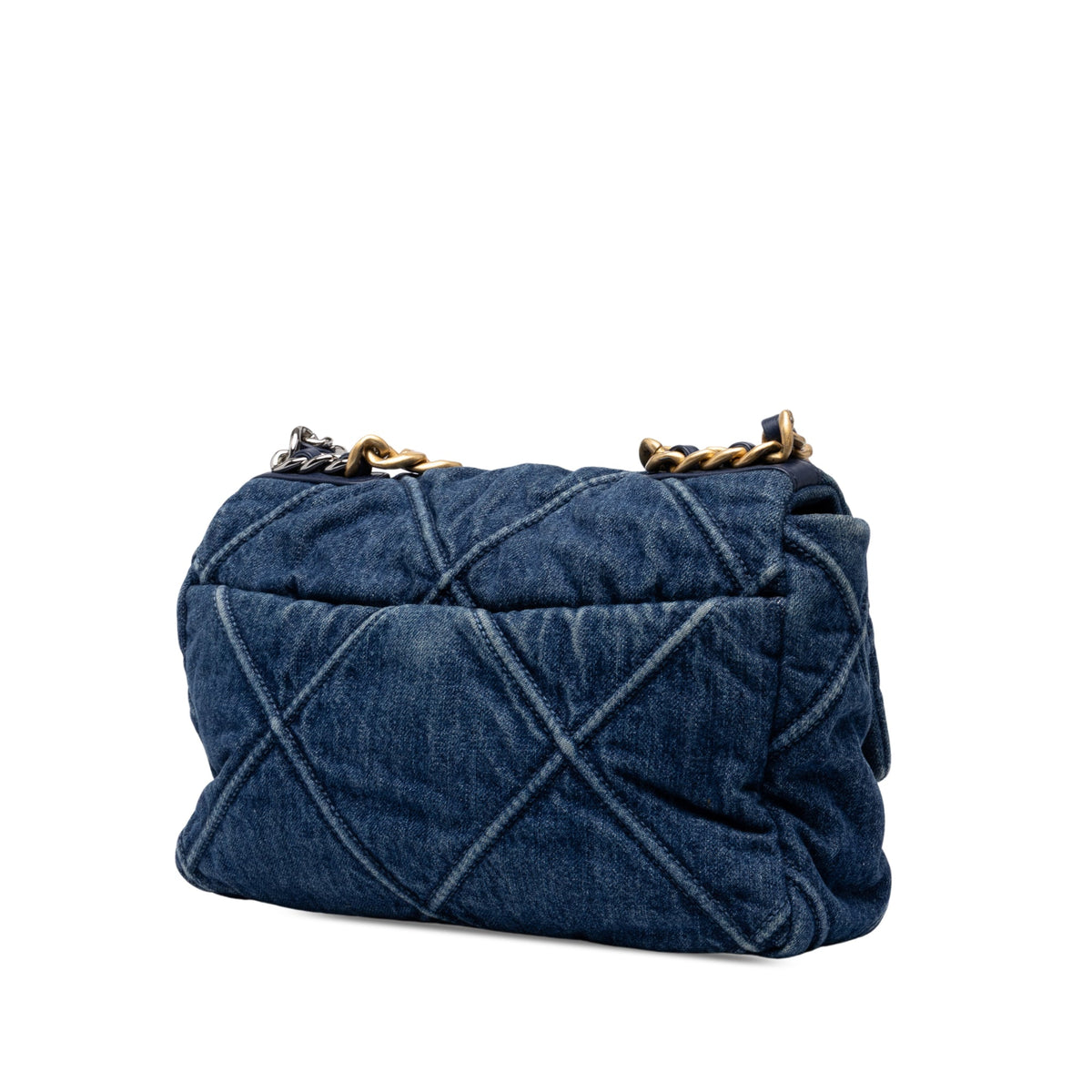 Chanel Medium Denim 19 Flap — Blue
