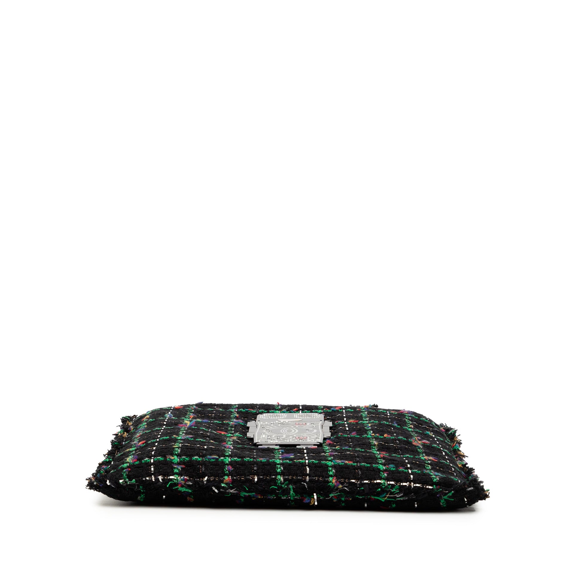 Chanel Large Tweed Resin Embellished Robot Shopping Tote