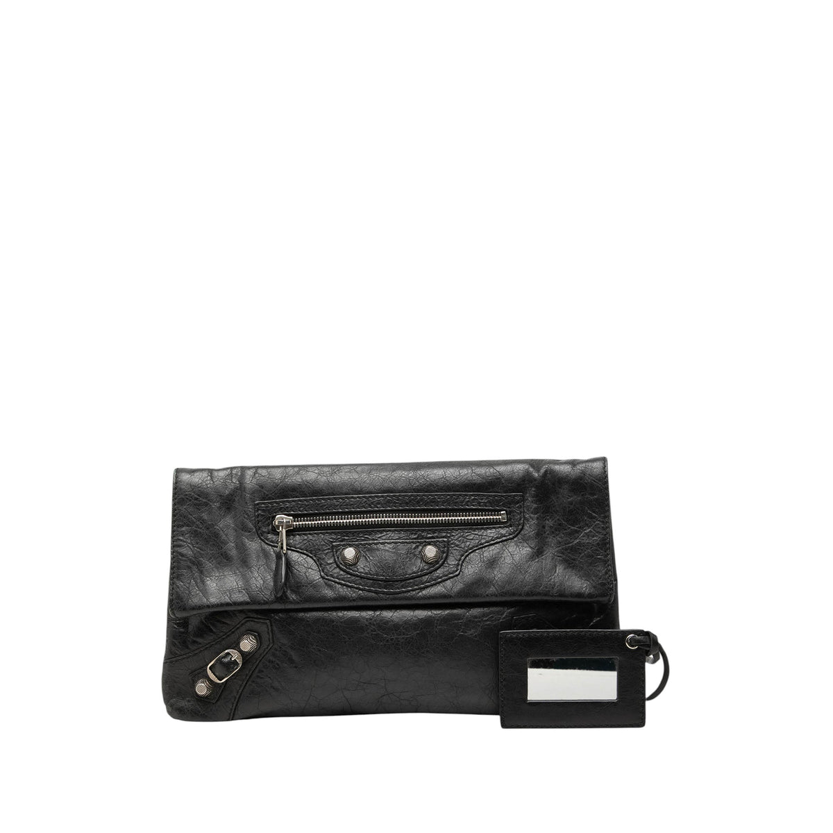 Balenciaga Lambskin Motocross Giant 12 Envelope Clutch