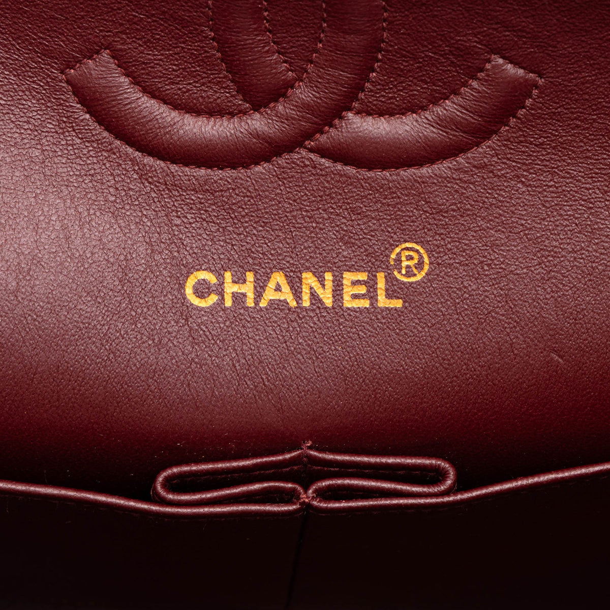 Chanel Medium Classic Lambskin Double Flap — Black