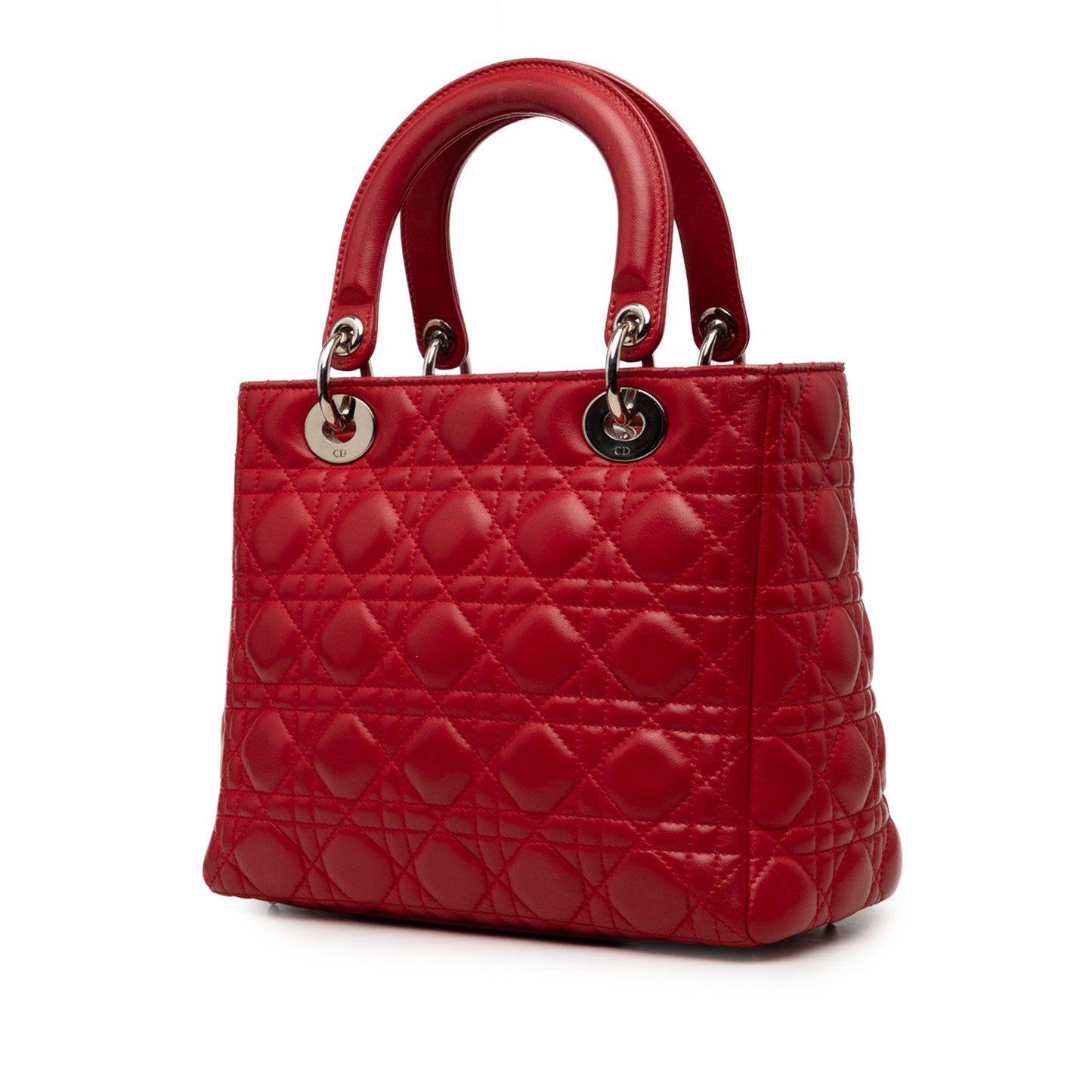 Dior Medium Lambskin Cannage Lady Dior