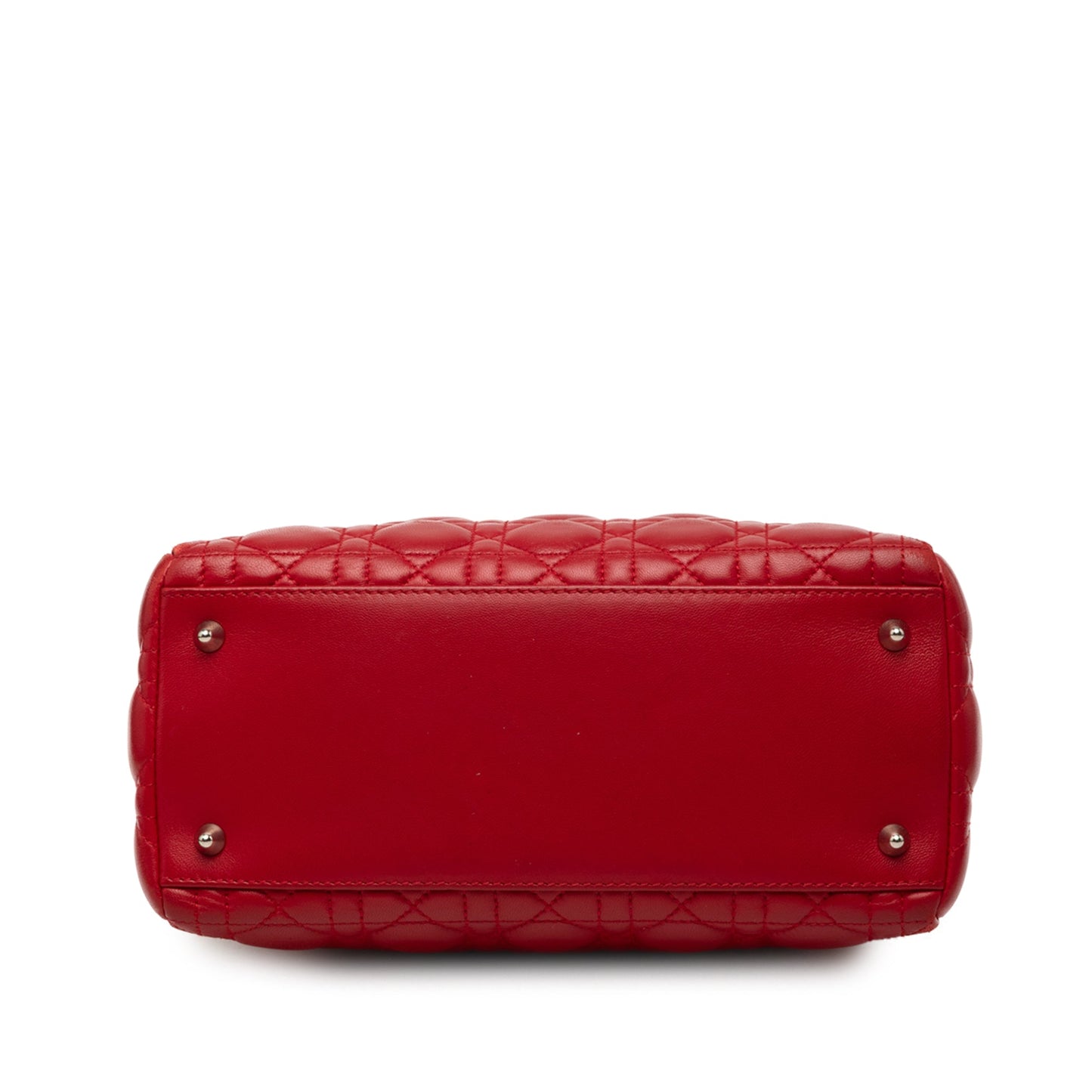 Dior Medium Lambskin Cannage Lady Dior