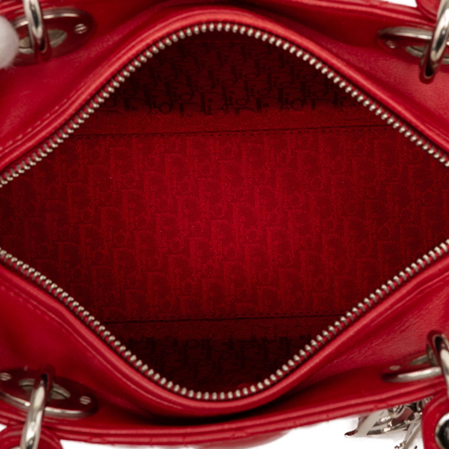 Dior Medium Lambskin Cannage Lady Dior
