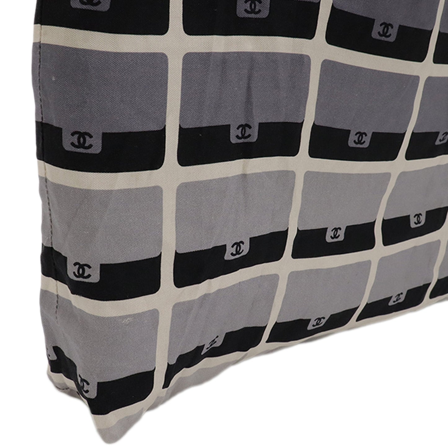 Chanel Canvas Graffiti Foldable Shopping Tote in Jersey Flap