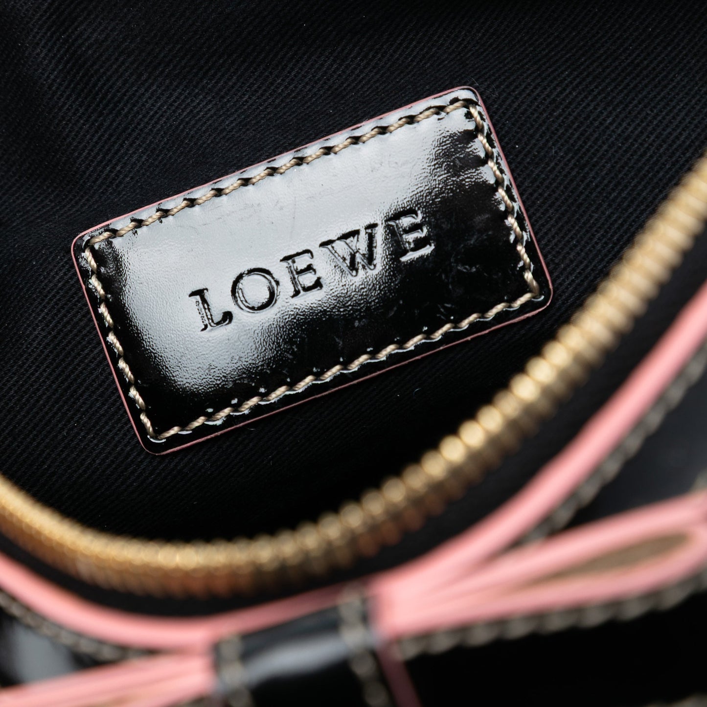 LOEWE Anagram PVC Coated Canvas Shoulder Bag
