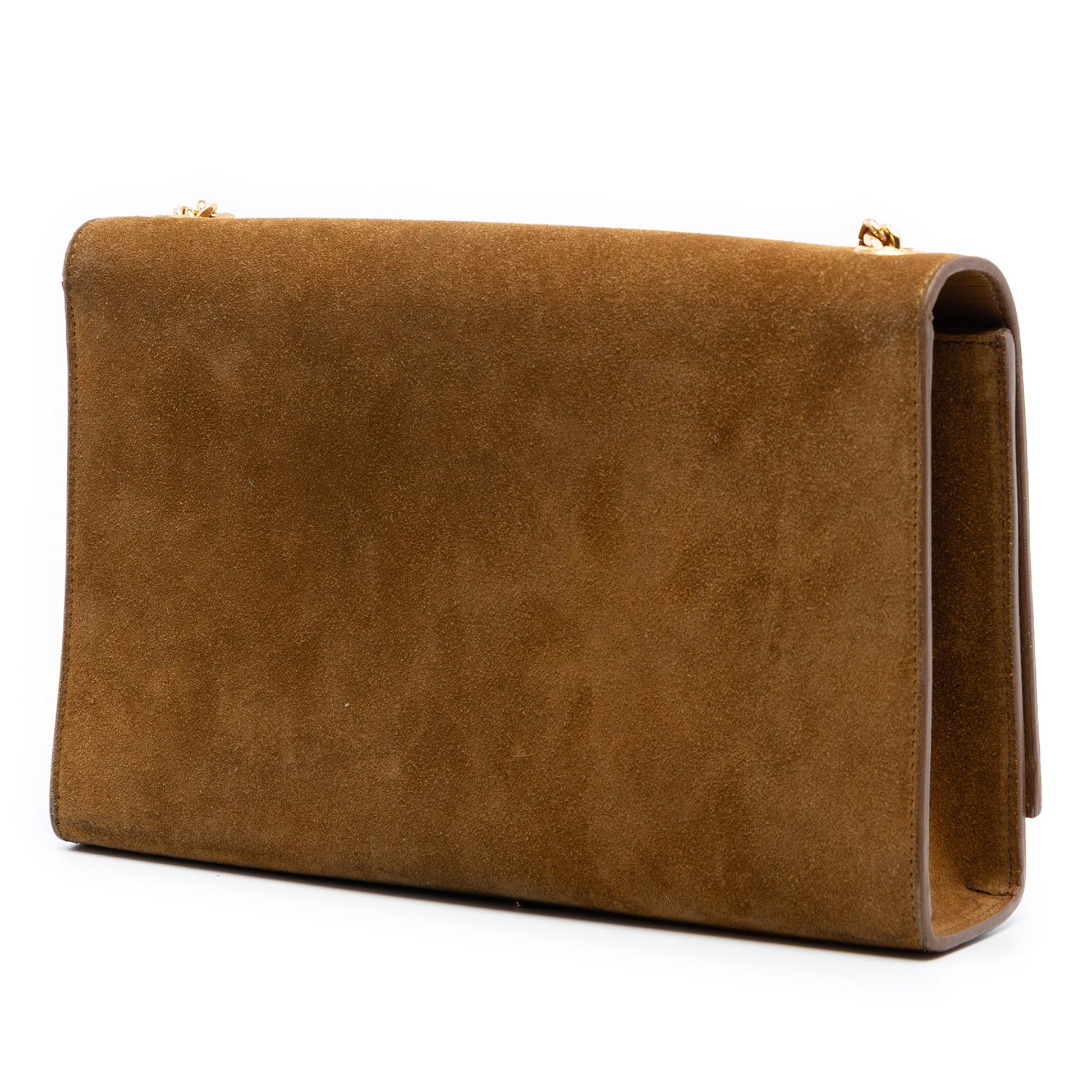 Medium Suede Monogram Kate Tassel Crossbody