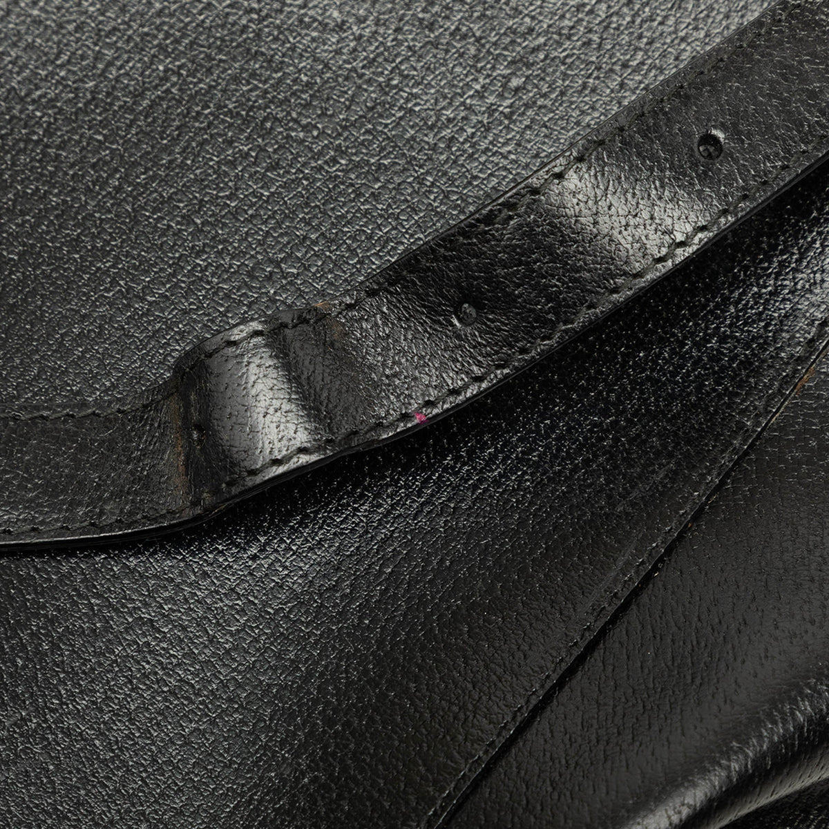 Gucci Large Calfskin Bamboo Drawstring Backpack — Black