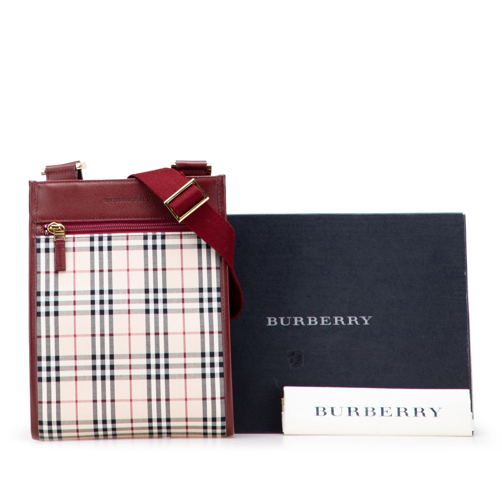 Burberry House Check Canvas Crossbody