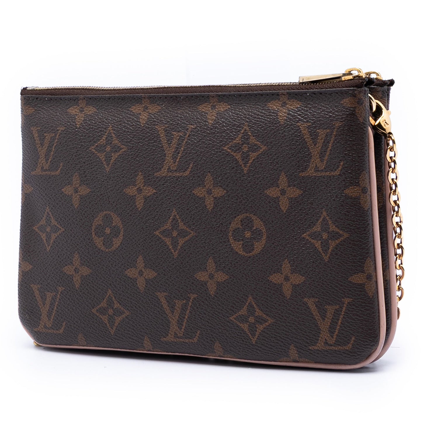 Louis Vuitton Monogram Blooming Flowers Double Zip Pochette