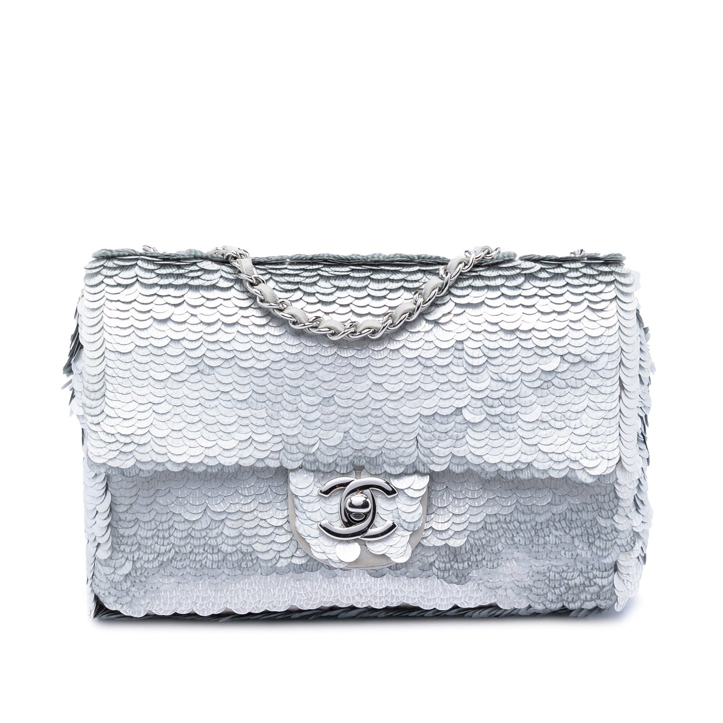 Small Paillettes Sequin Single Flap