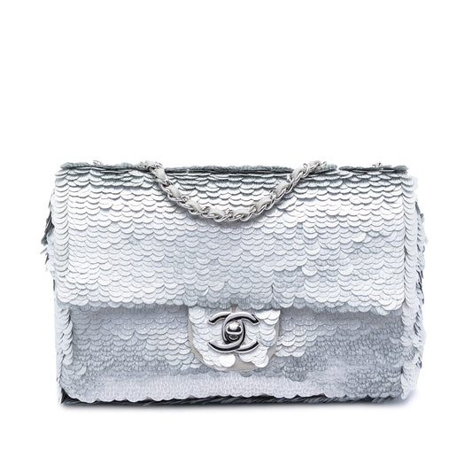 Small Paillettes Sequin Single Flap