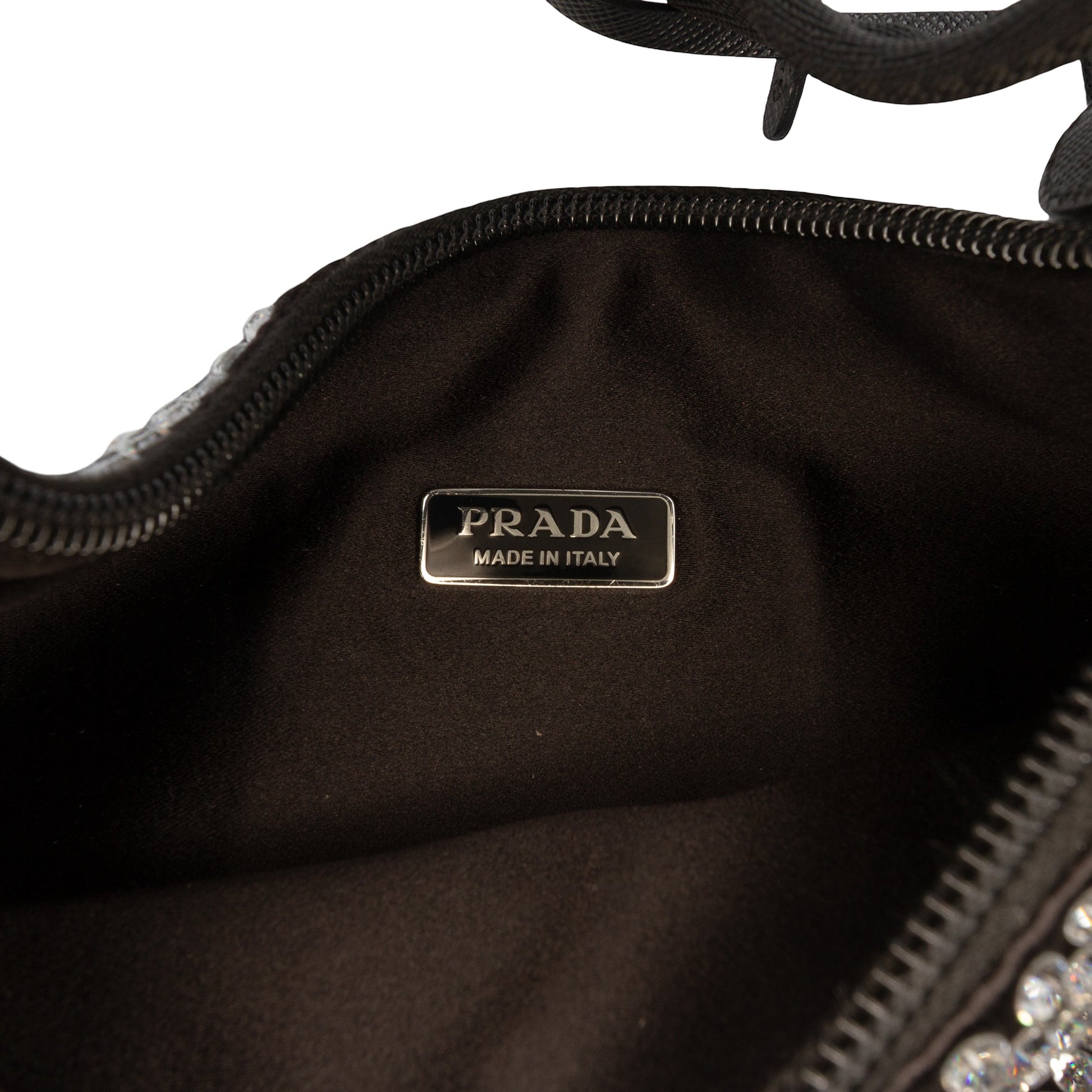 Mini Satin Crystal Re Edition 2000 Shoulder Bag