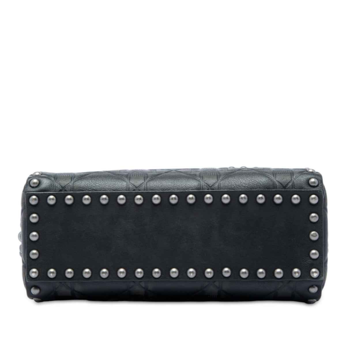Dior Mini Calfskin Cannage Studded Flower Lady Dior