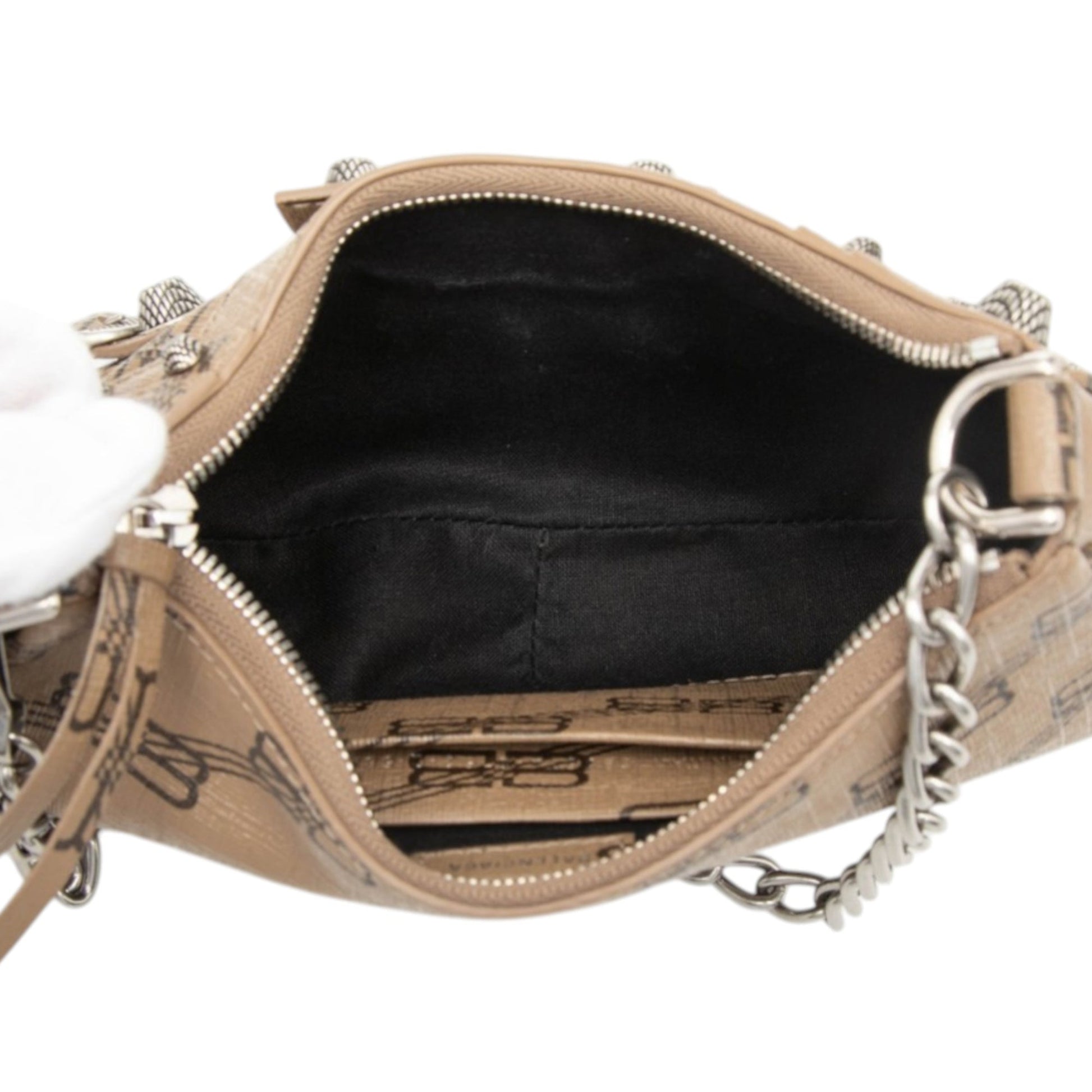 Mini BB Monogram Coated Canvas Le Cagole
