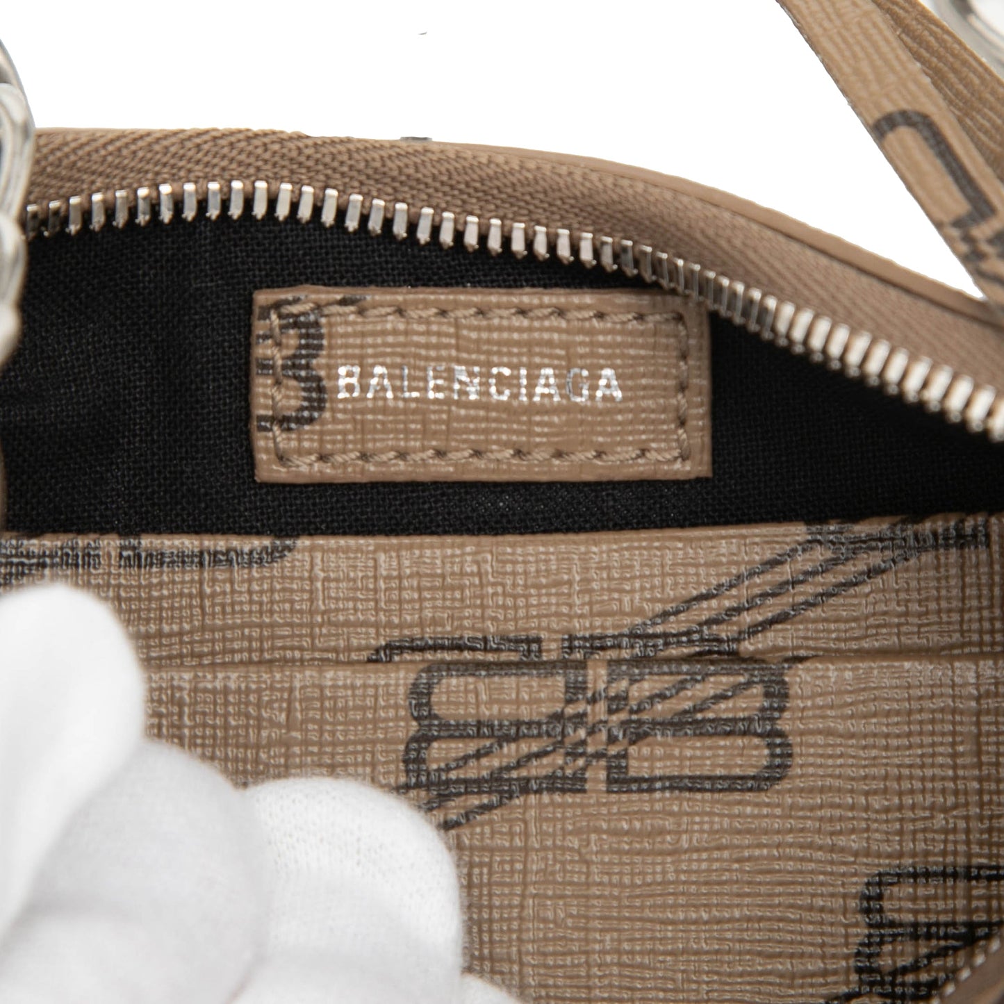 Mini BB Monogram Coated Canvas Le Cagole