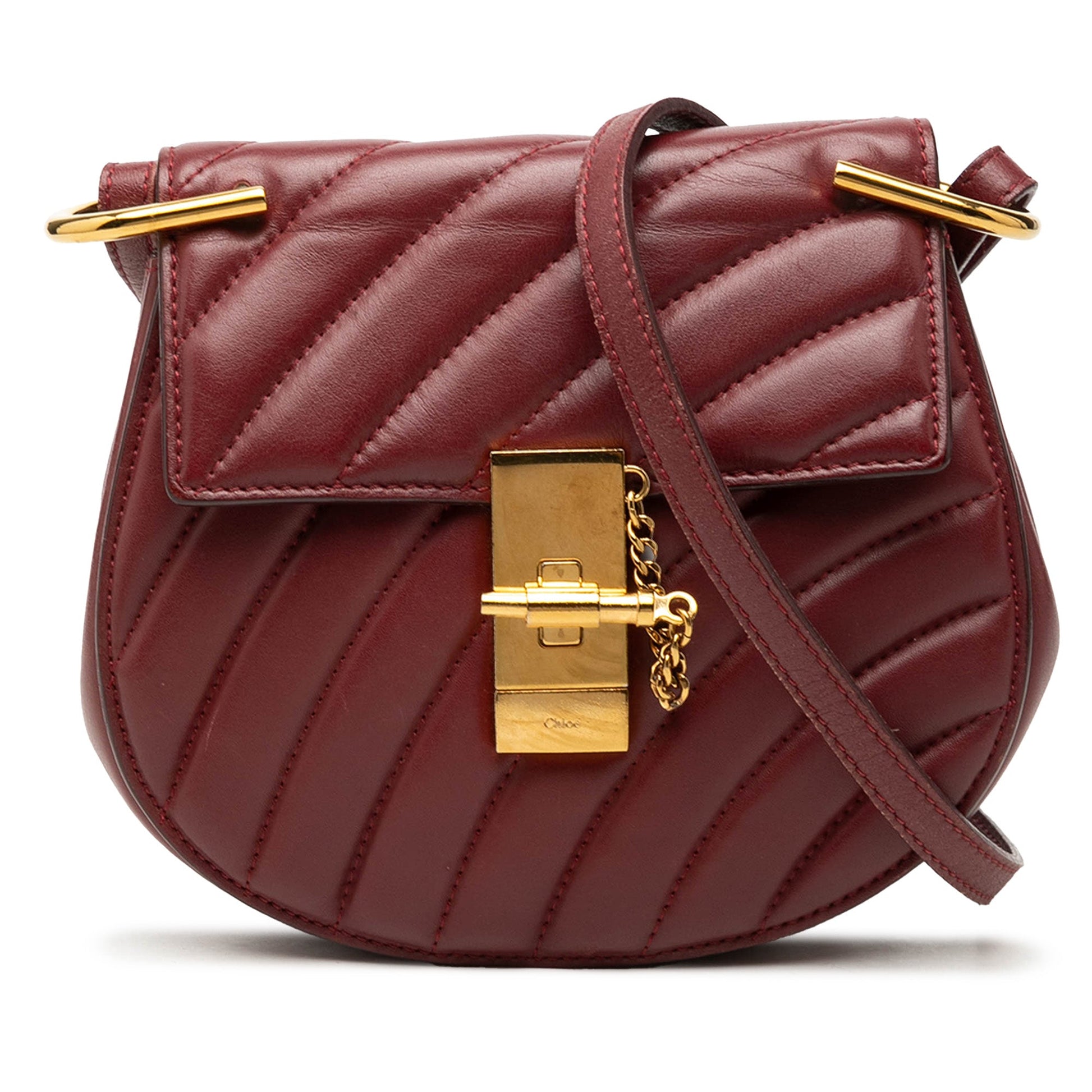 Chloé Mini Quilted Leather Drew Bijou Satchel