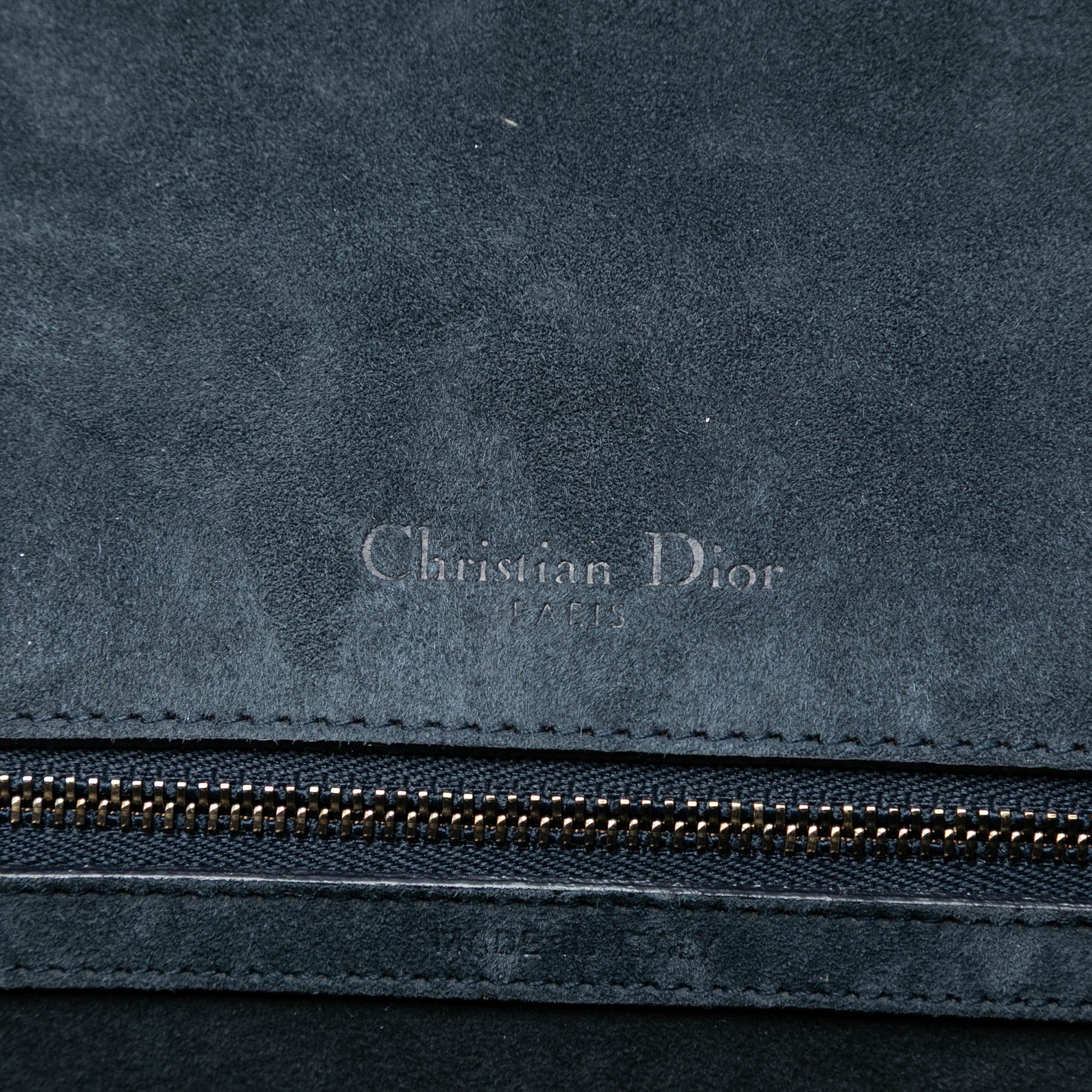 Dior Medium Studded Denim Diorama Flap
