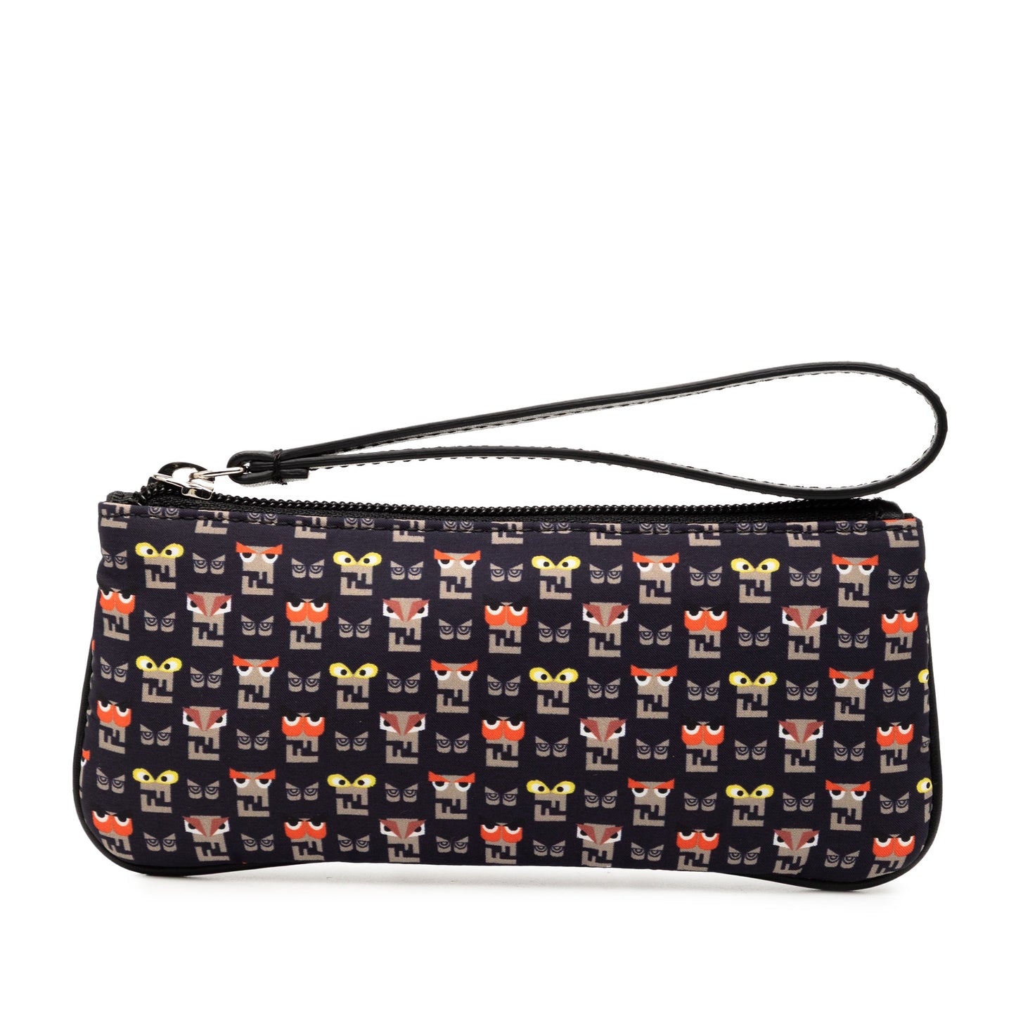 Fendi Canvas Monster Clutch