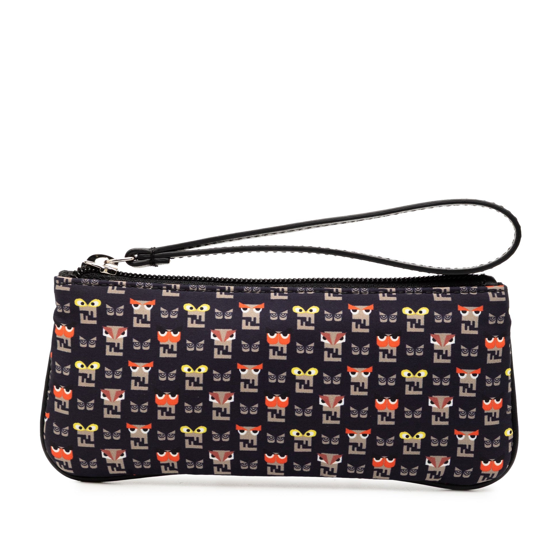 Fendi Canvas Monster Clutch