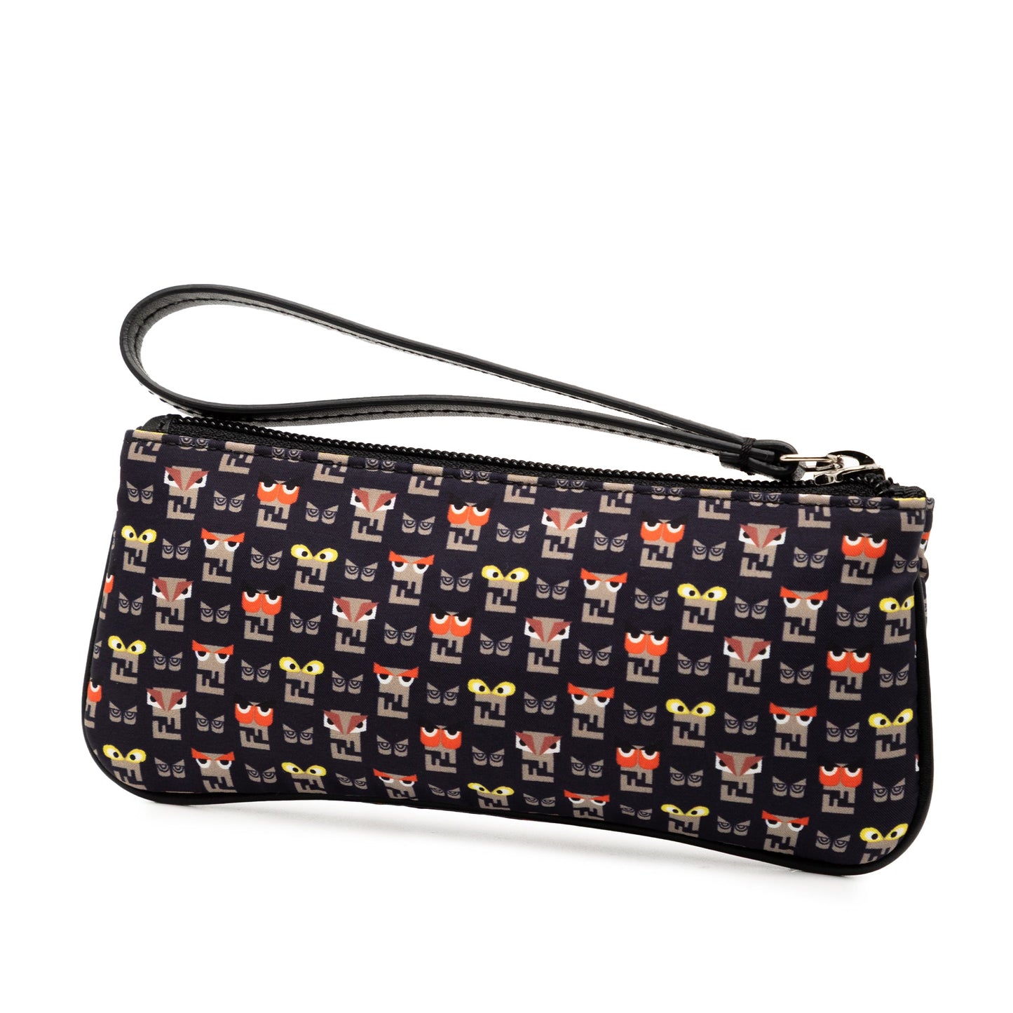Fendi Canvas Monster Clutch