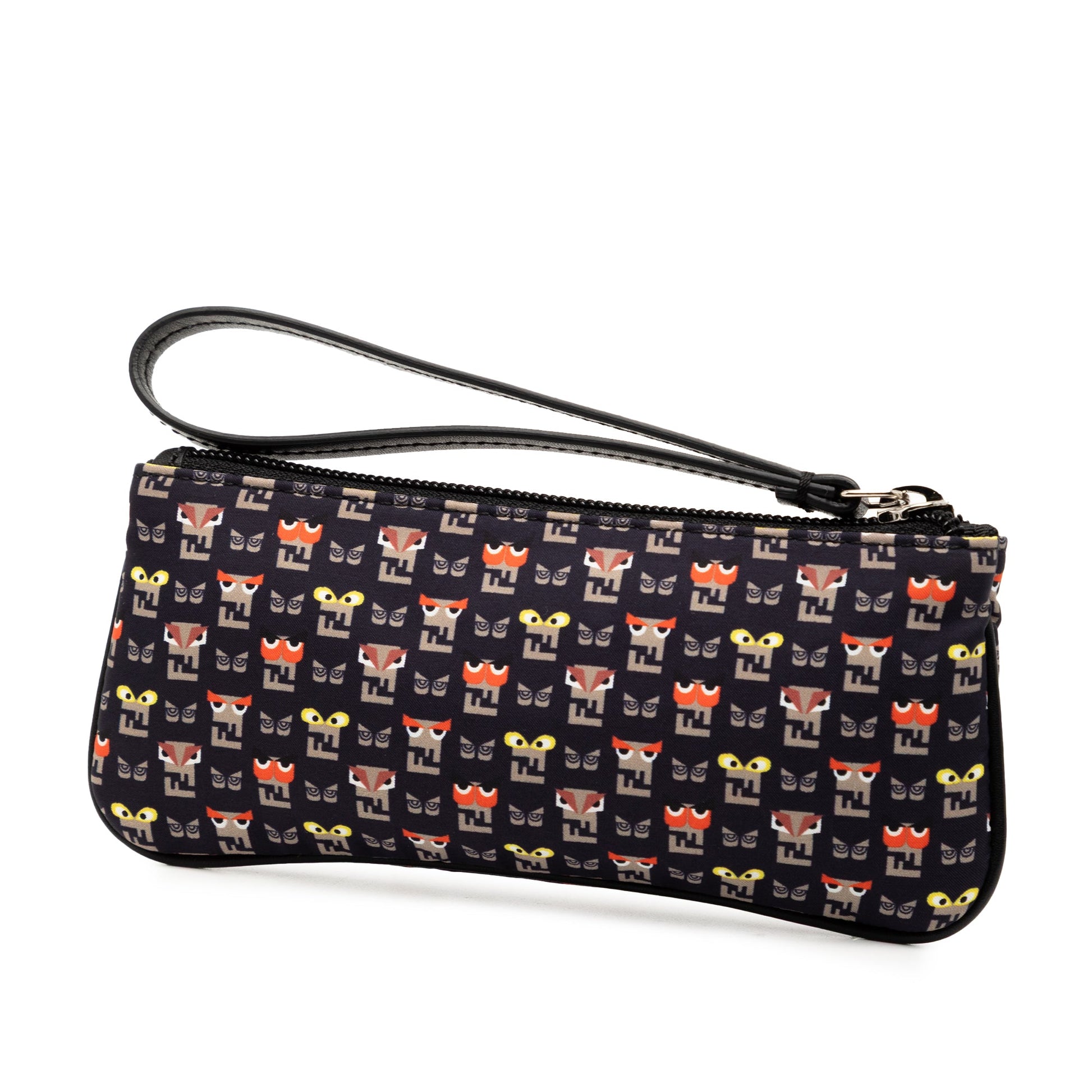 Fendi Canvas Monster Clutch
