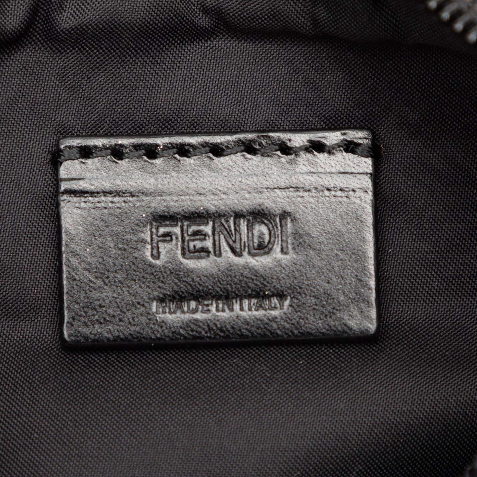 Fendi Canvas Monster Clutch